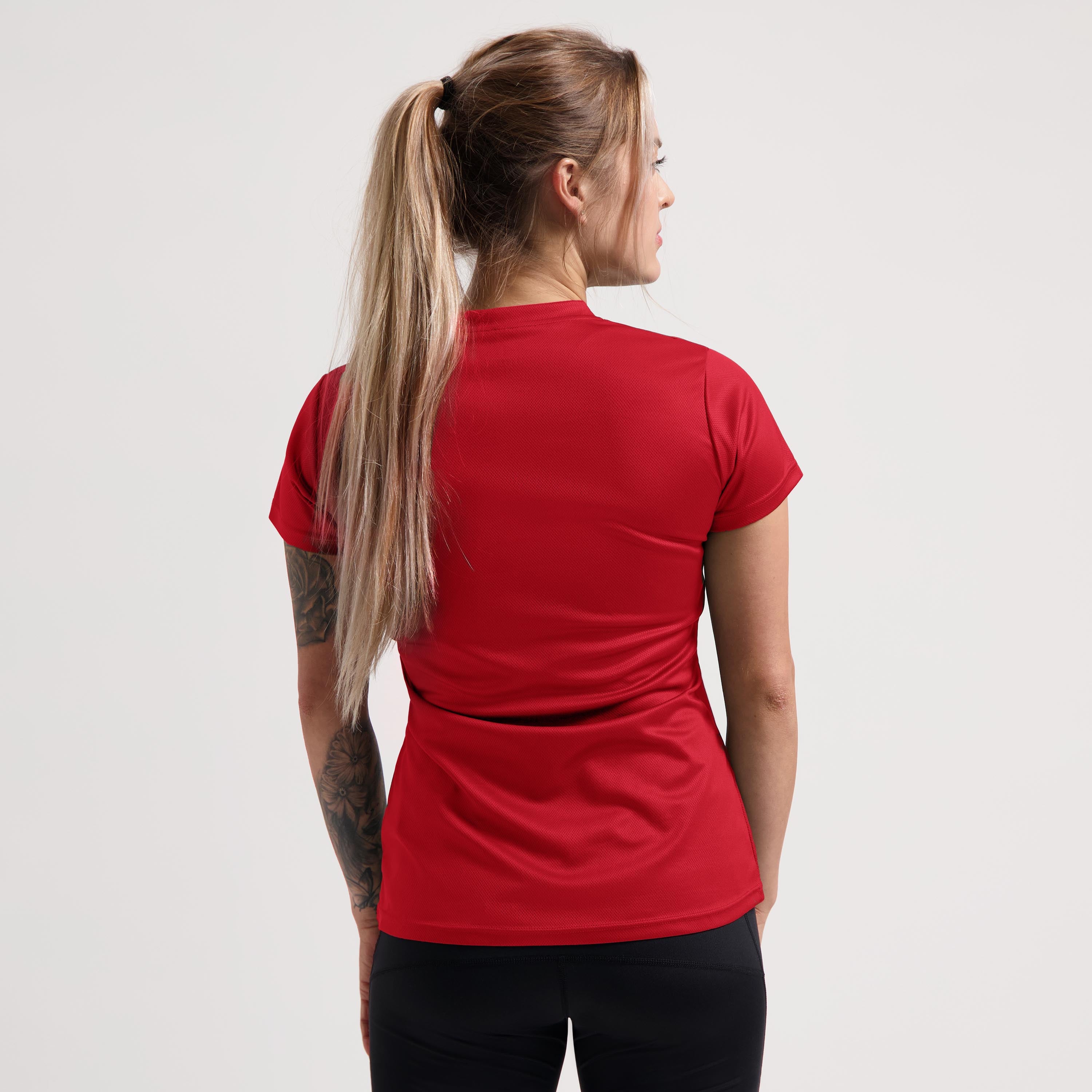 Promo Hardloopshirt Dames - Rood