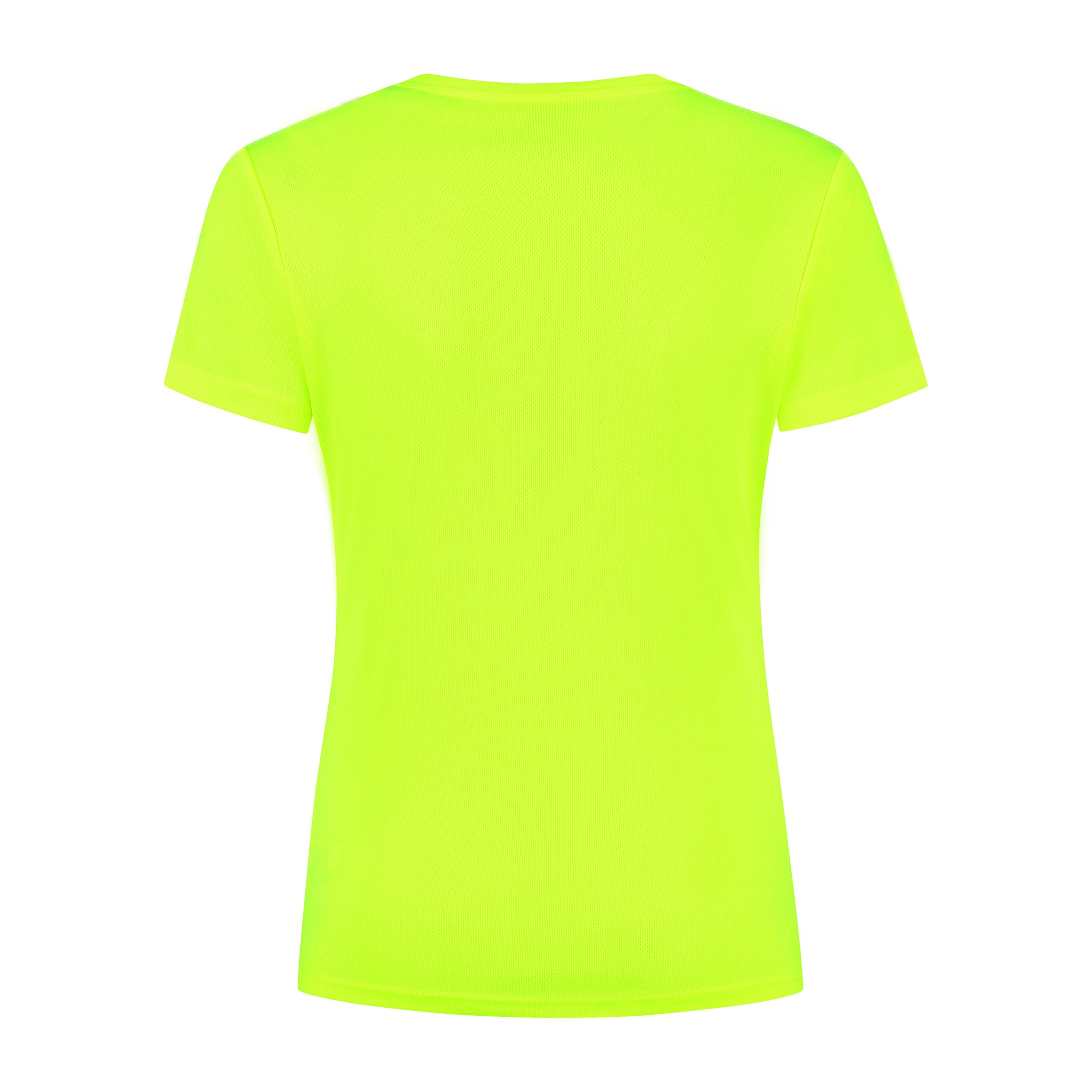 Promo Hardloopshirt Dames - Neon Geel