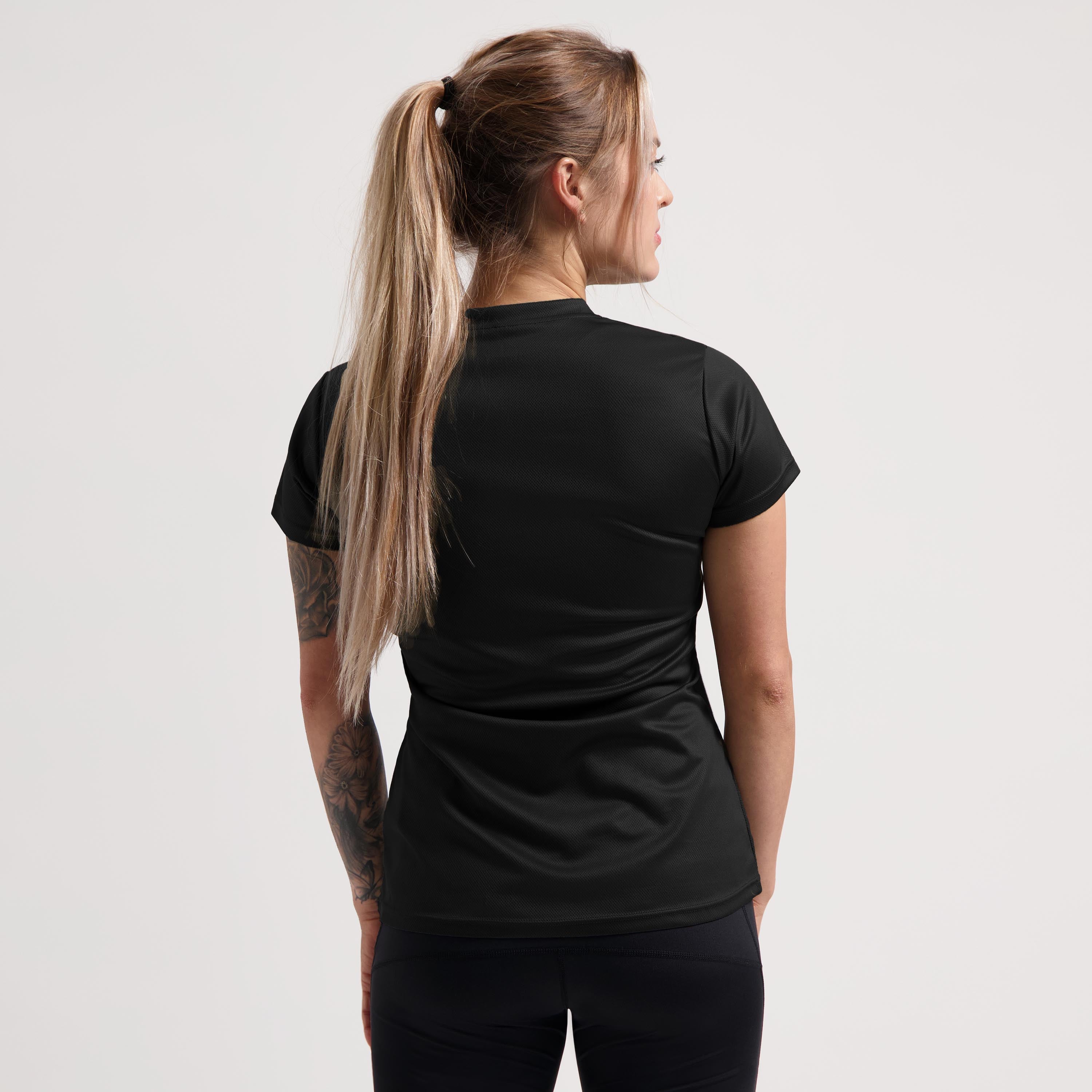 Promo Hardloopshirt Dames - Zwart
