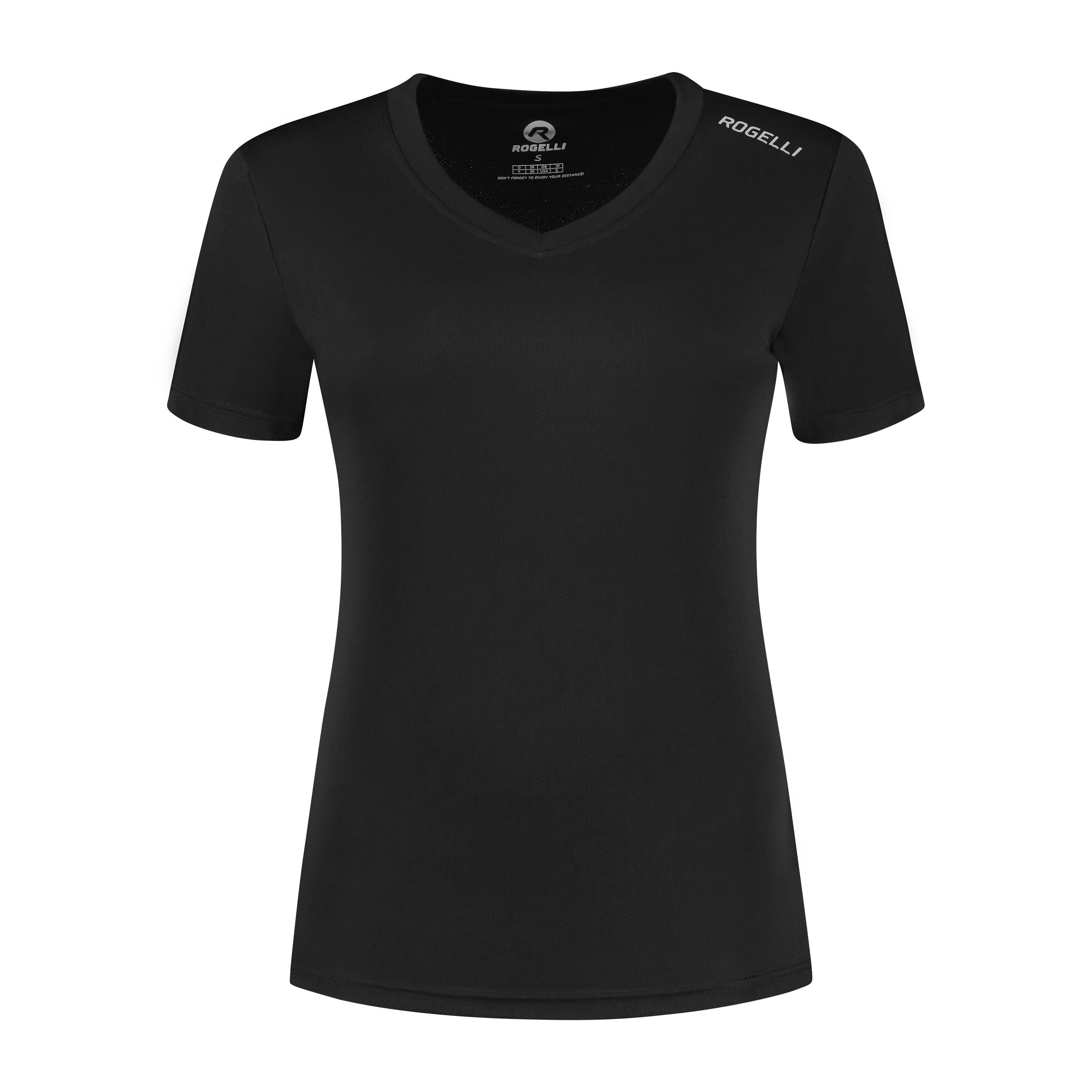 Promo Hardloopshirt Dames - Zwart
