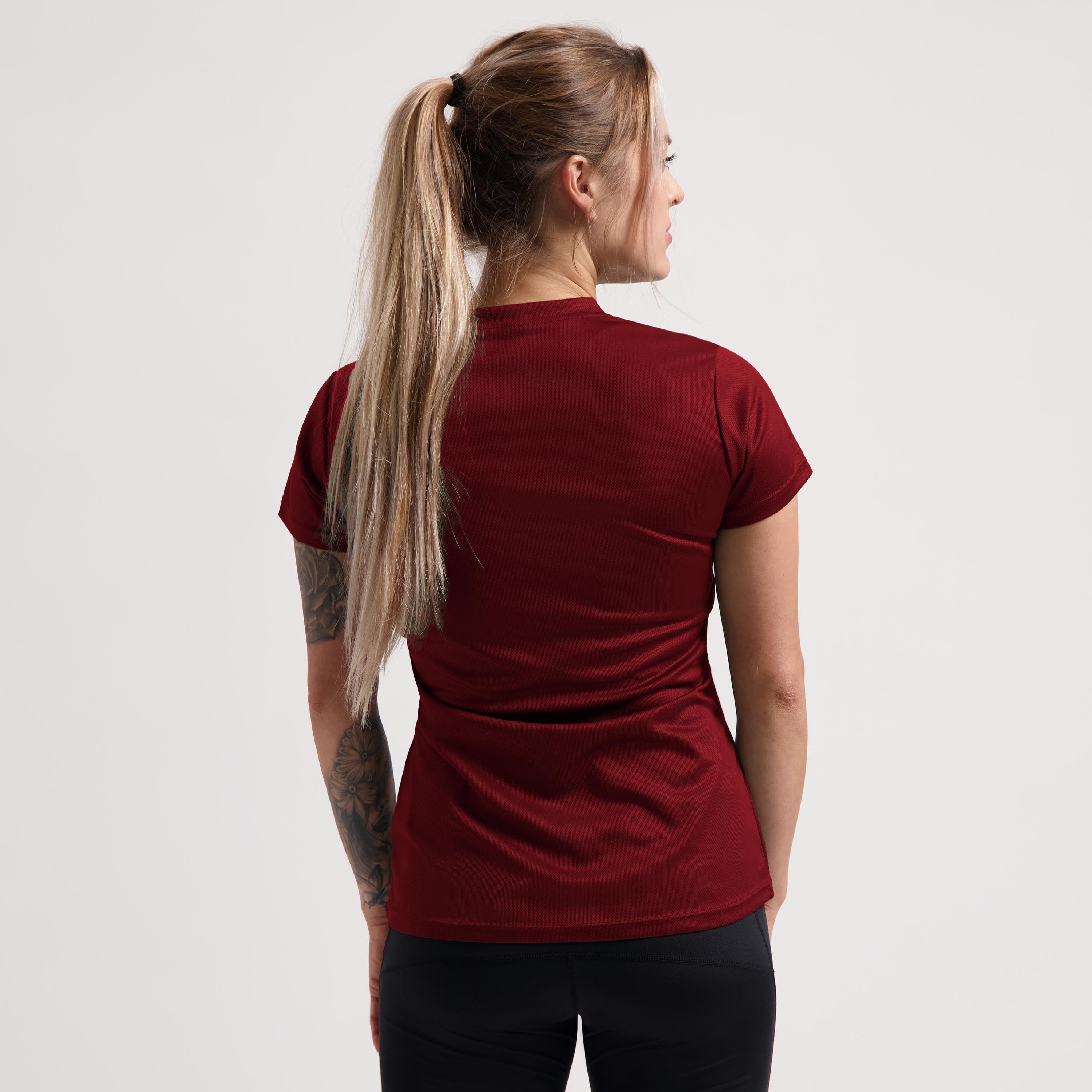 Promo Hardloopshirt Dames - Bordeaux