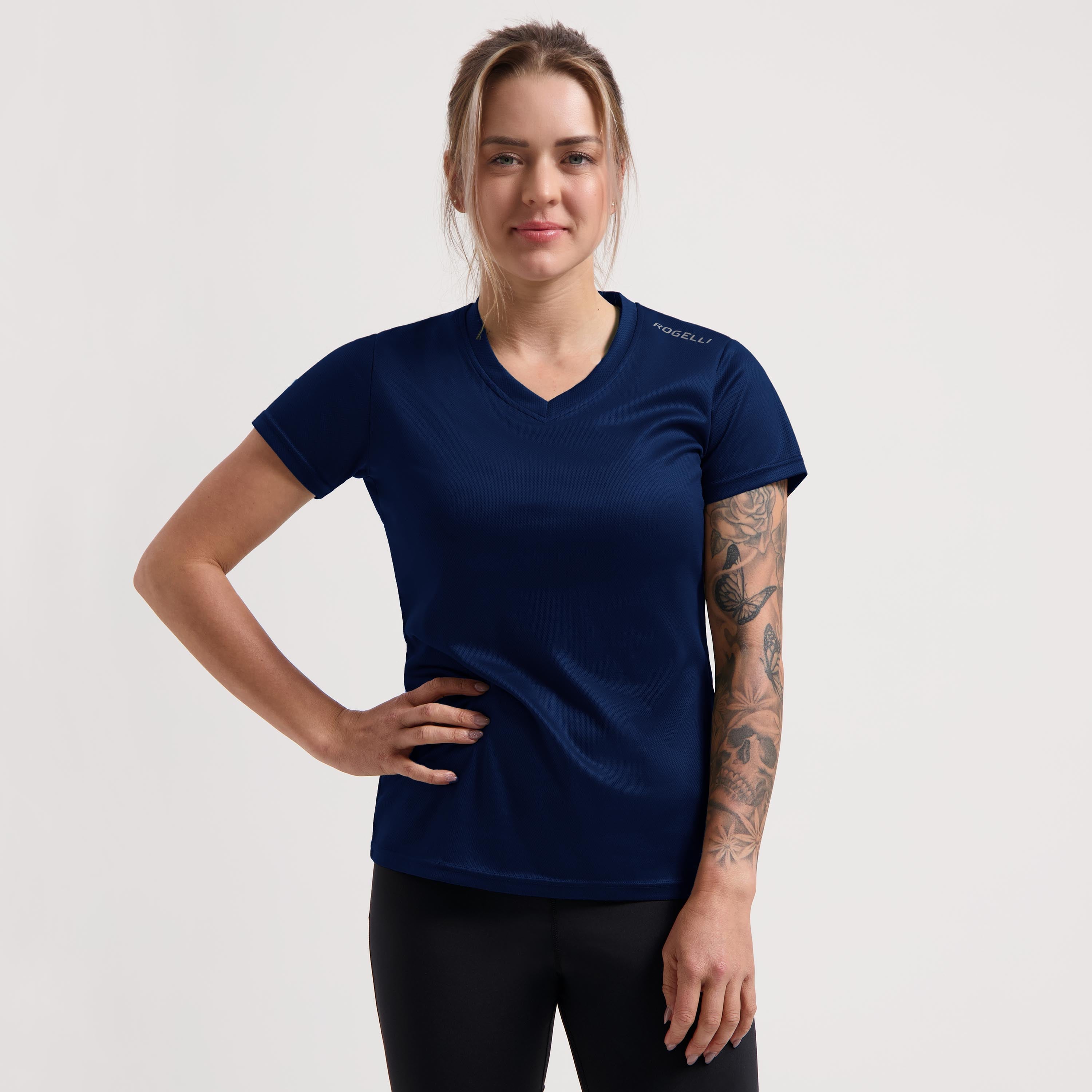 Promo Hardloopshirt Dames - Donkerblauw