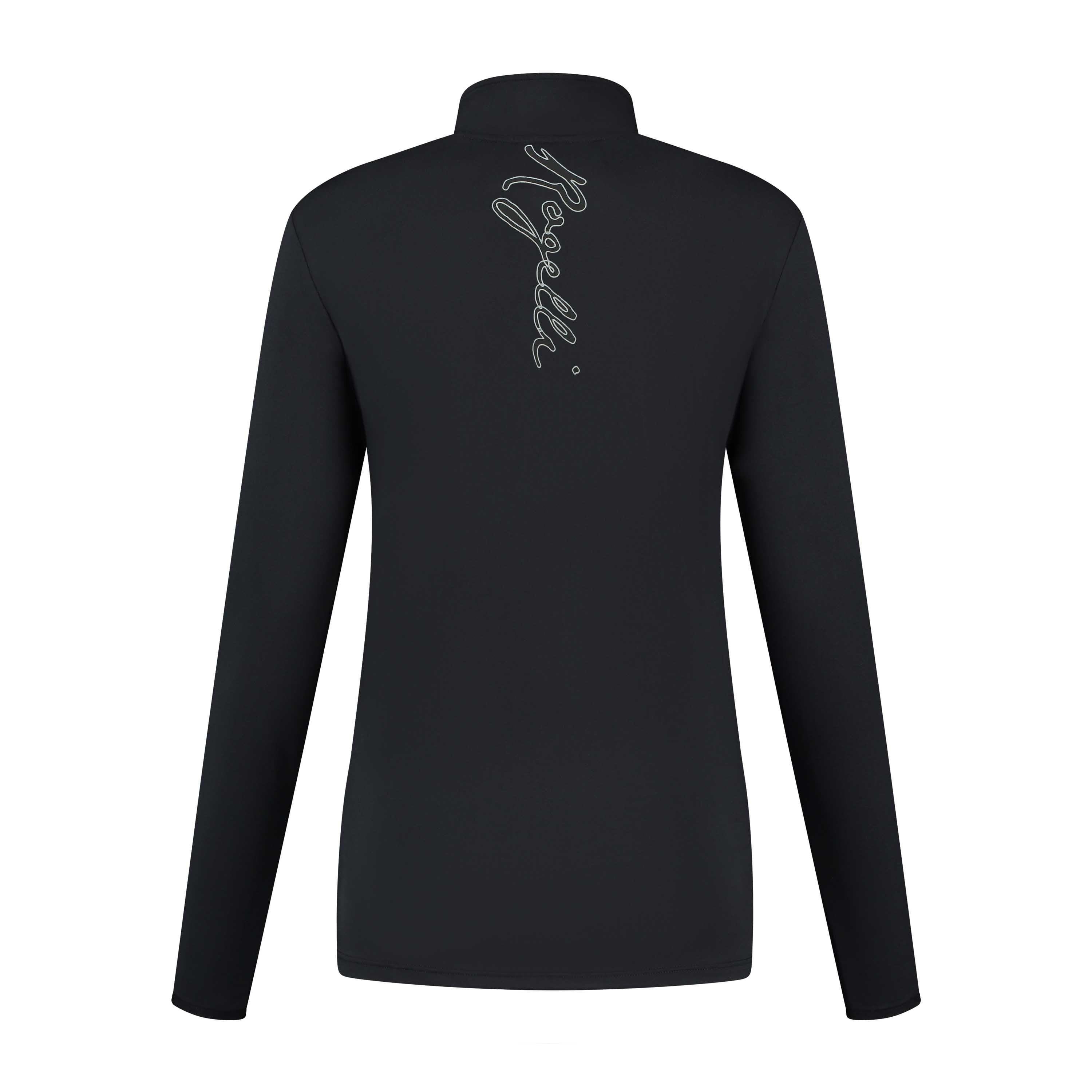 Core Hardlooptop Lange Mouw 1/2 Zip Dames - Zwart