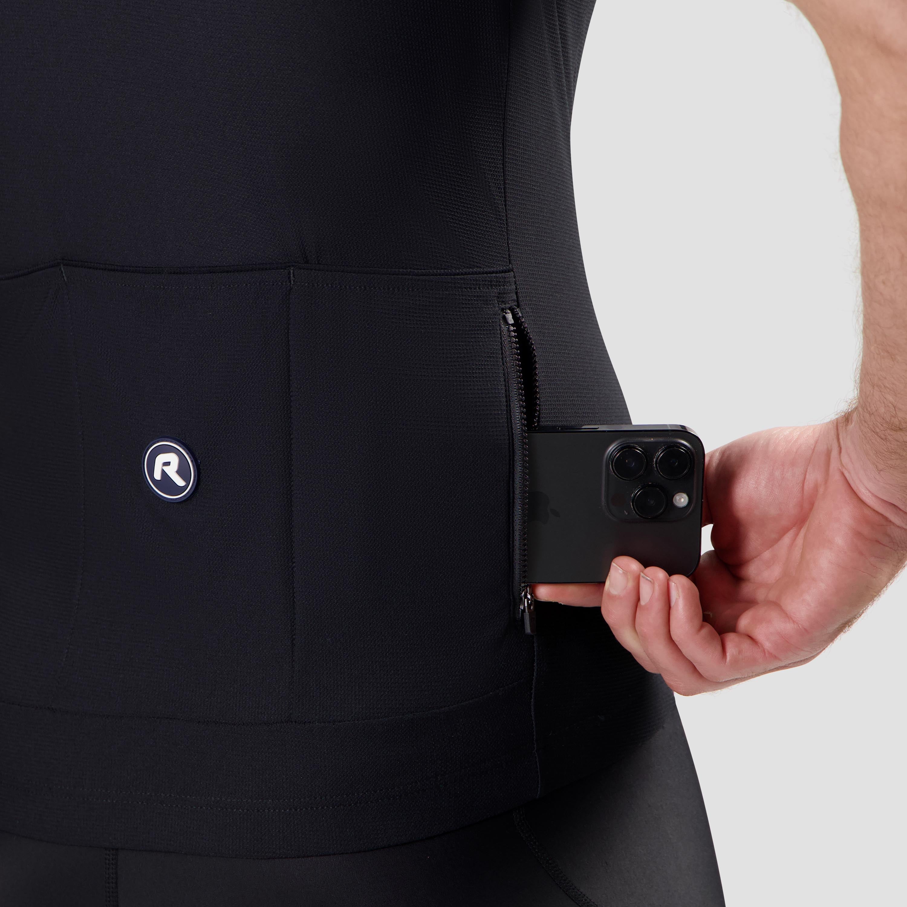 Core Block Fietsshirt Heren - Zwart/Mintgroen/Neon Geel
