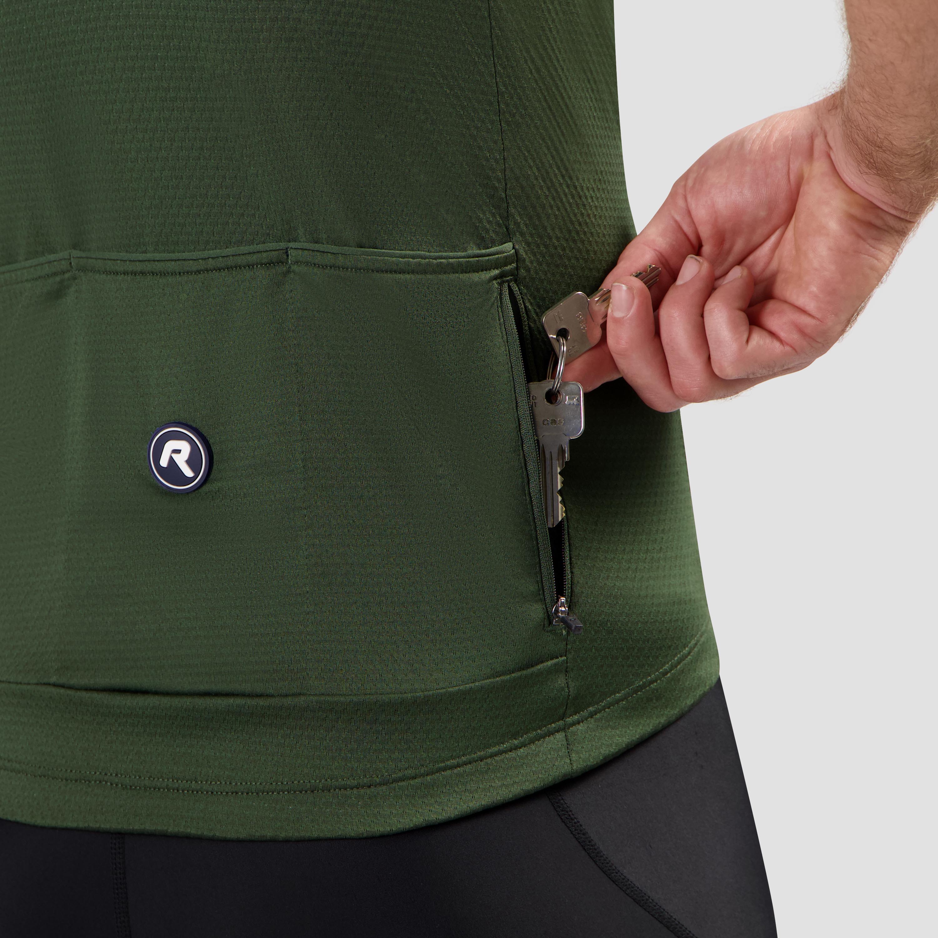 Essential II Fietsshirt Heren - Legergroen