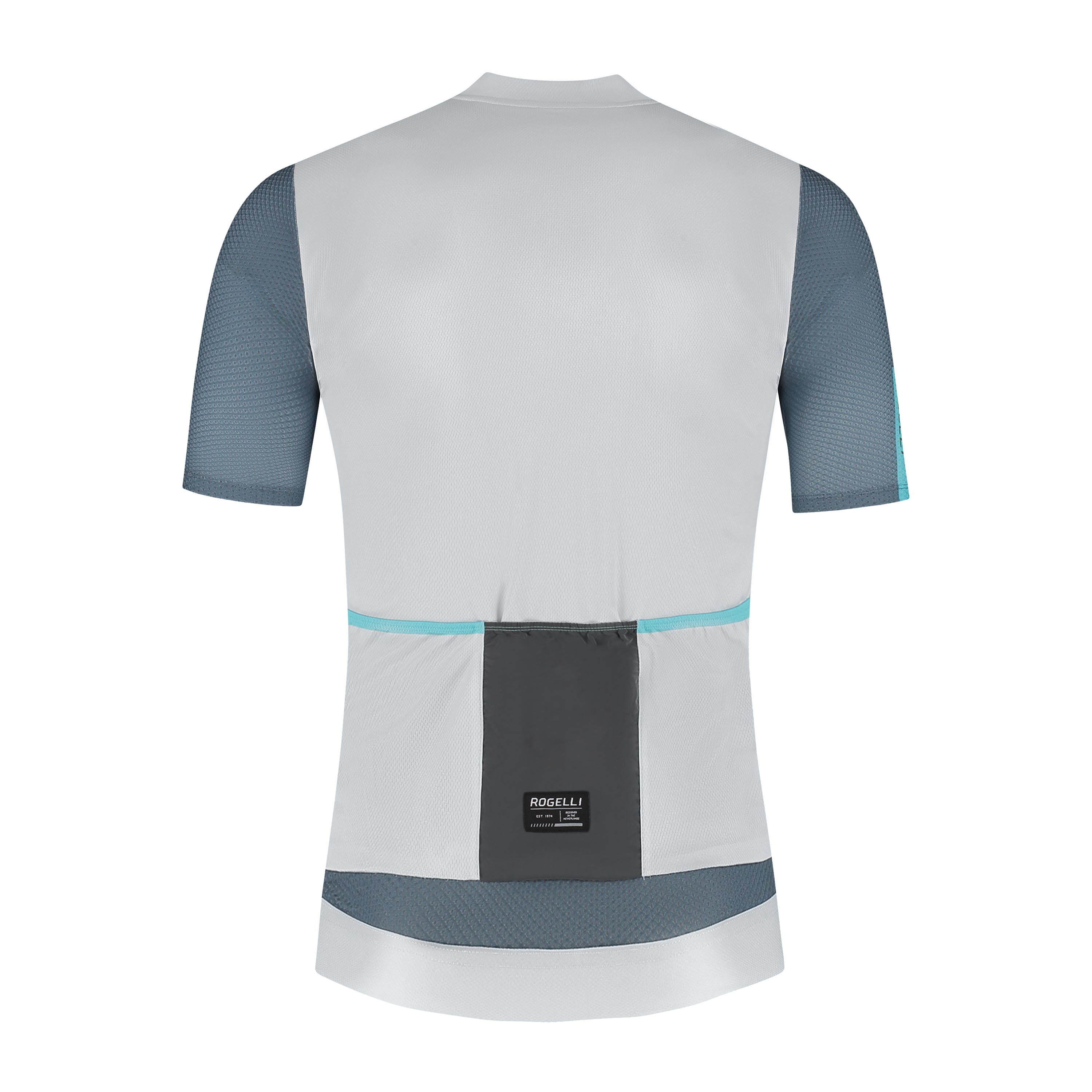 Fast Fietsshirt Heren - Grijs/Mintgroen