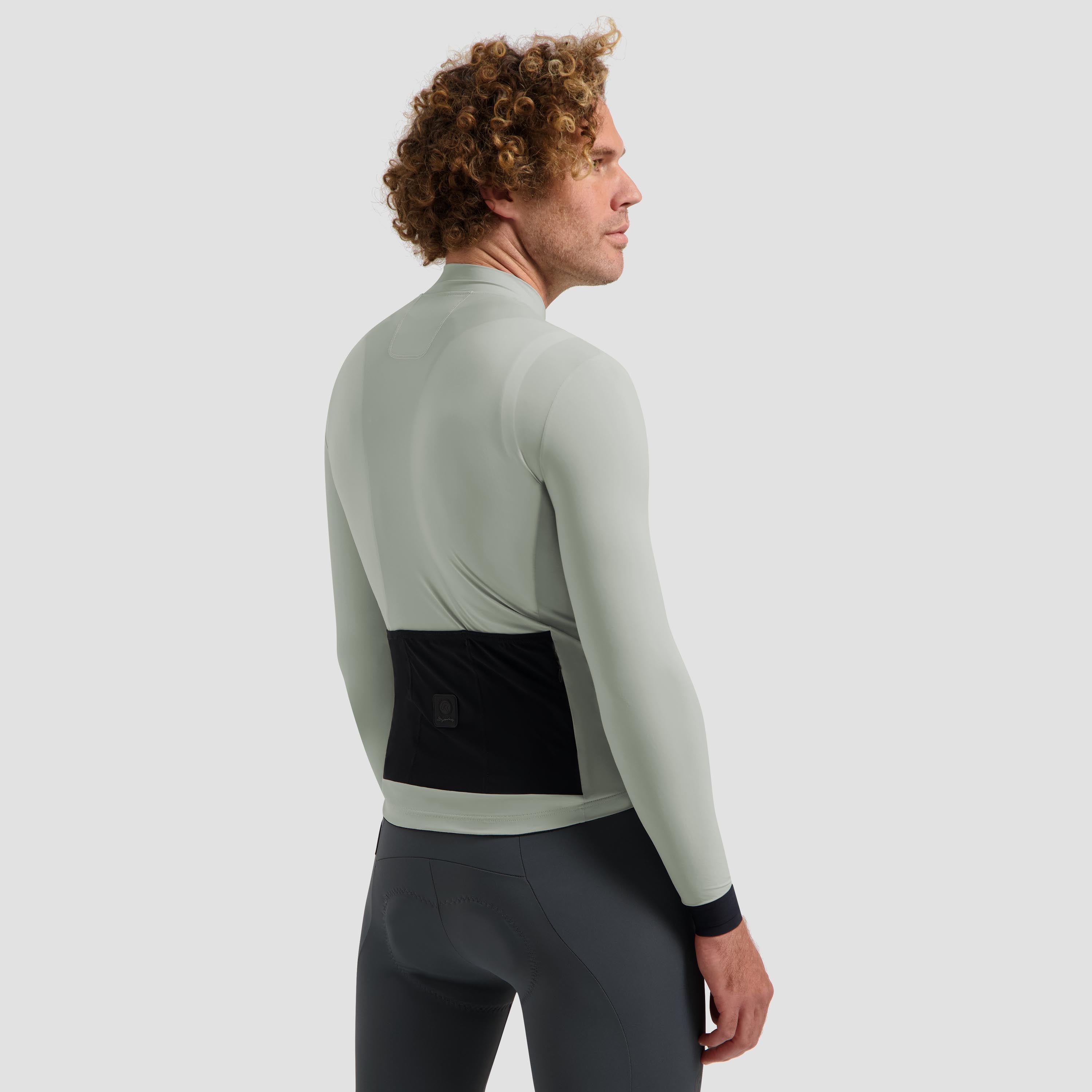 Signature Light Fietsshirt Lange Mouw Heren - Grijs