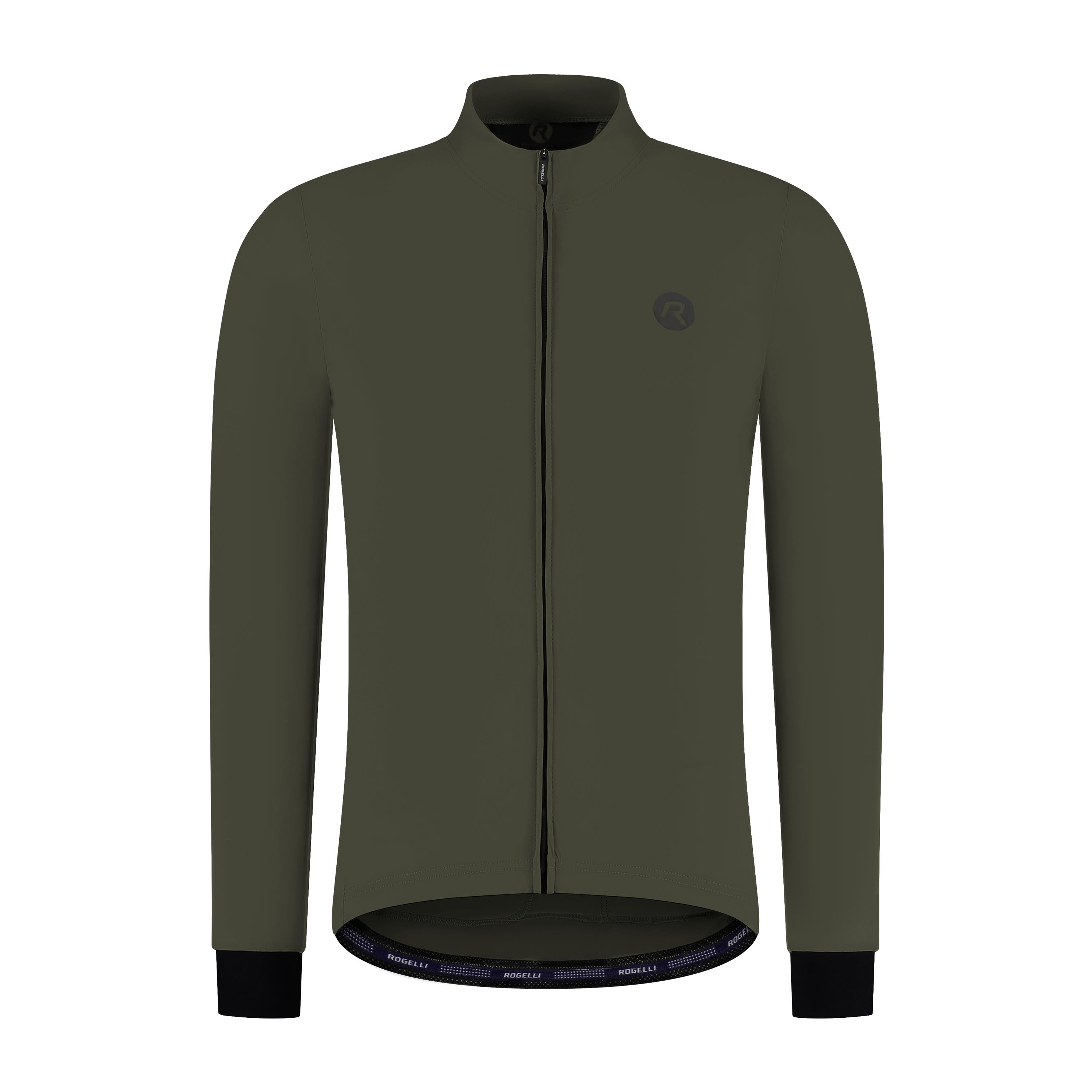 Signature Light Fietsshirt Lange Mouw Heren - Legergroen