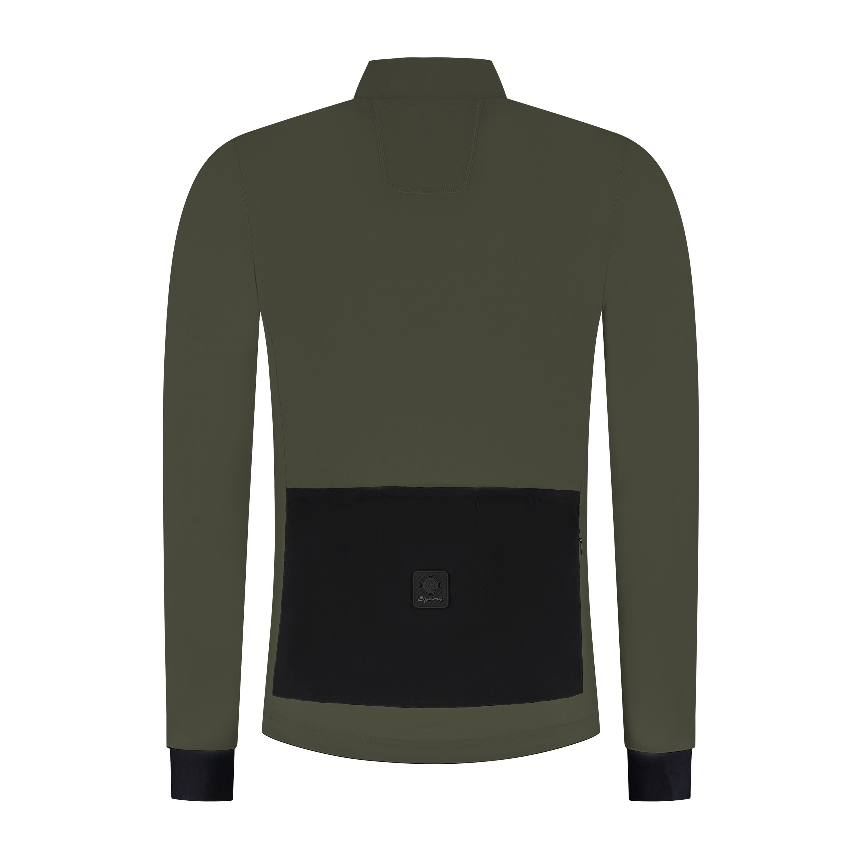 Signature Light Fietsshirt Lange Mouw Heren - Legergroen