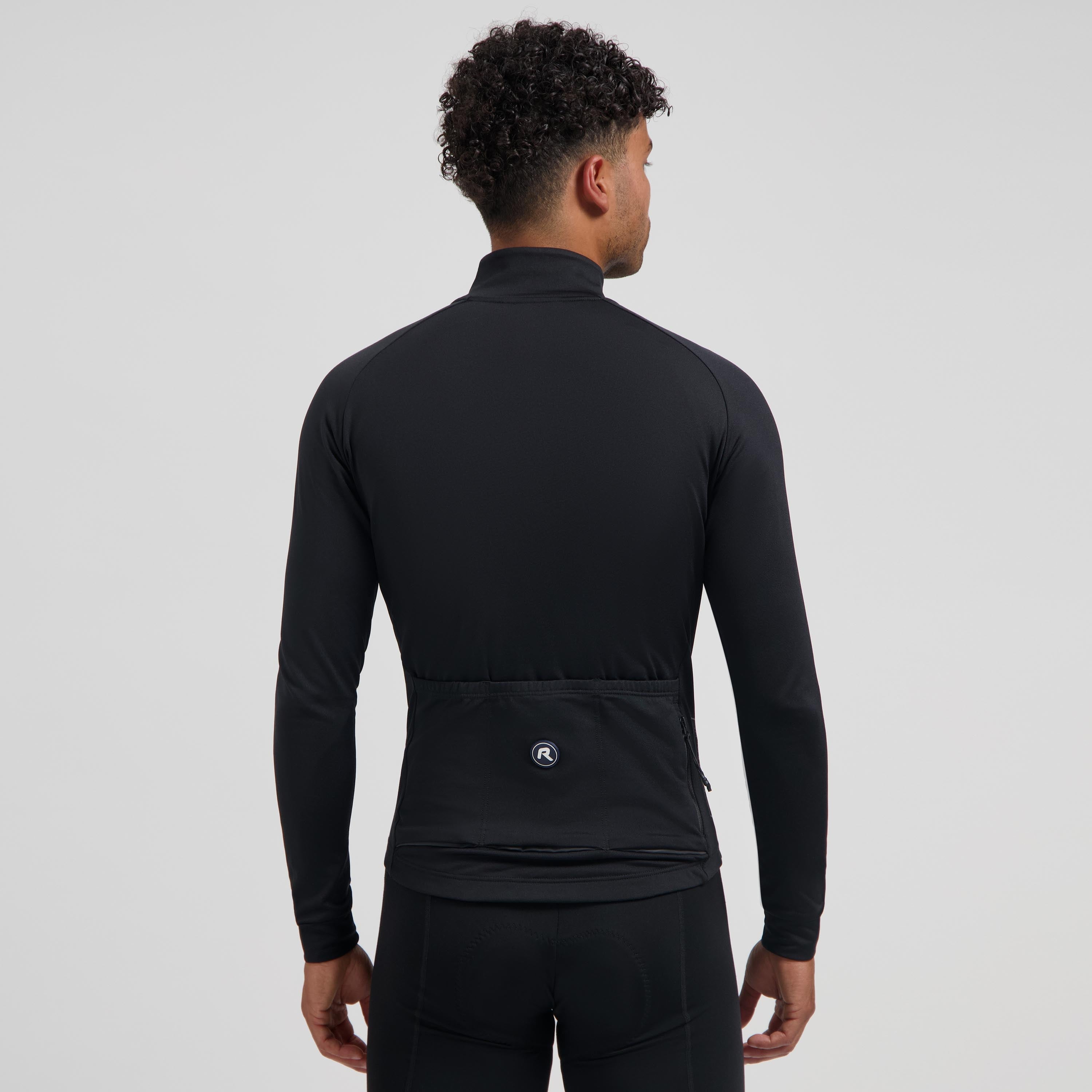 Essential II Fietsshirt Lange Mouw Heren - Zwart