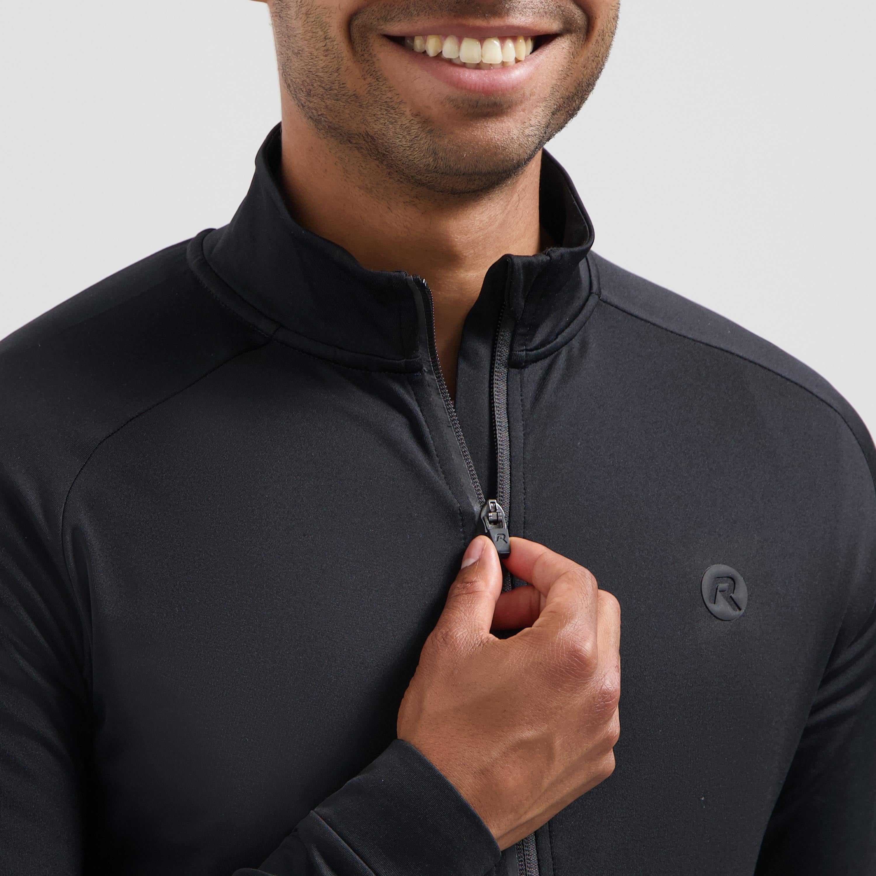 Essential II Fietsshirt Lange Mouw Heren - Zwart