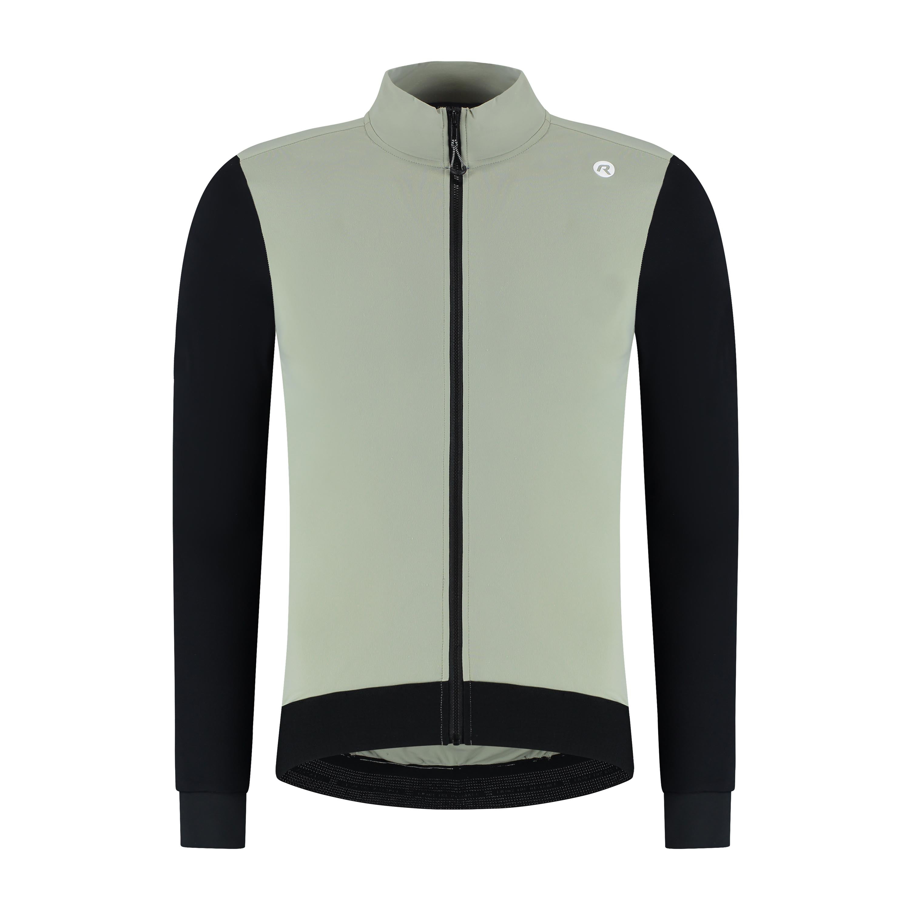 Distance II Fietsshirt Lange Mouw Heren - Taupe/Zwart