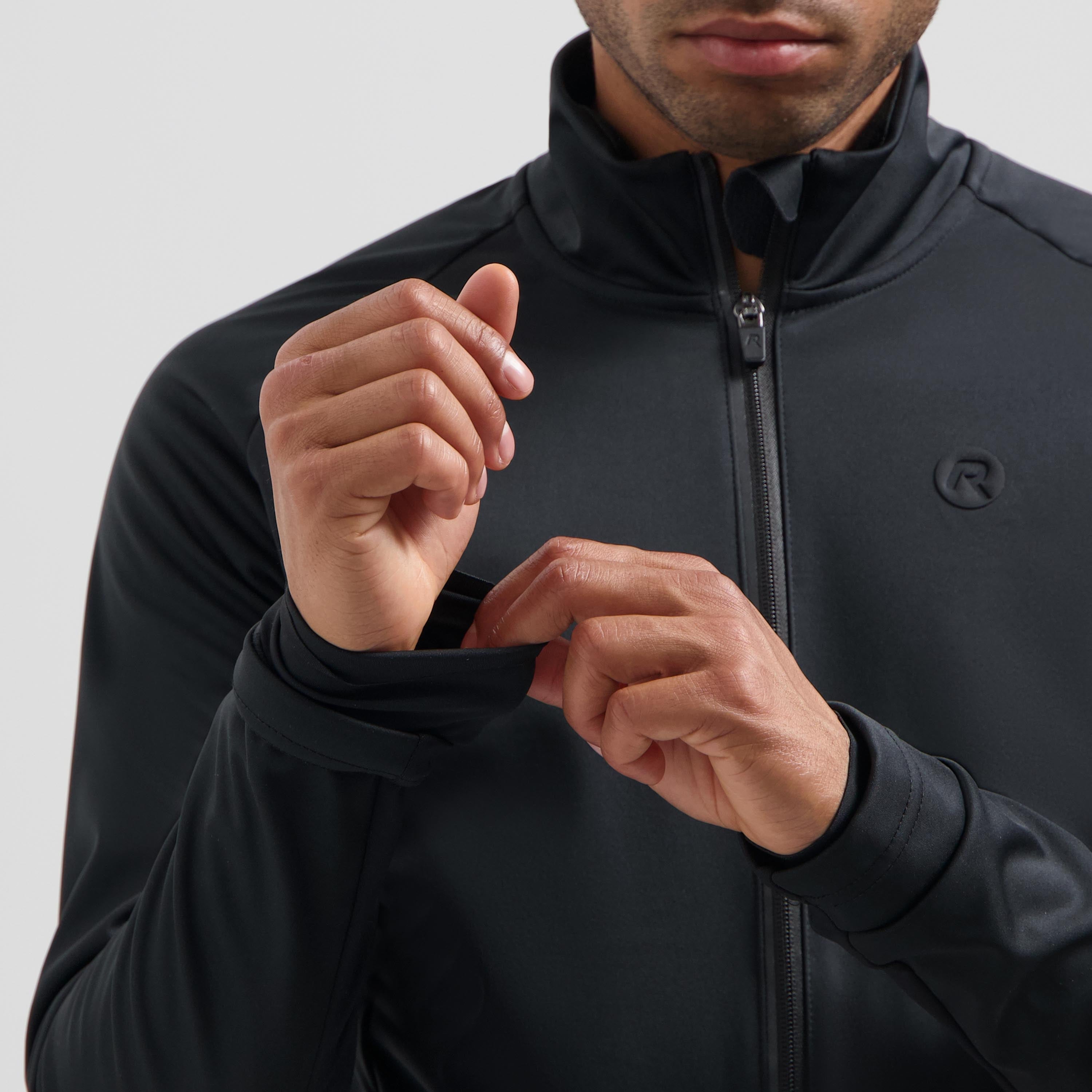 Essential II Winter Fahrradjacke Männer - schwarz