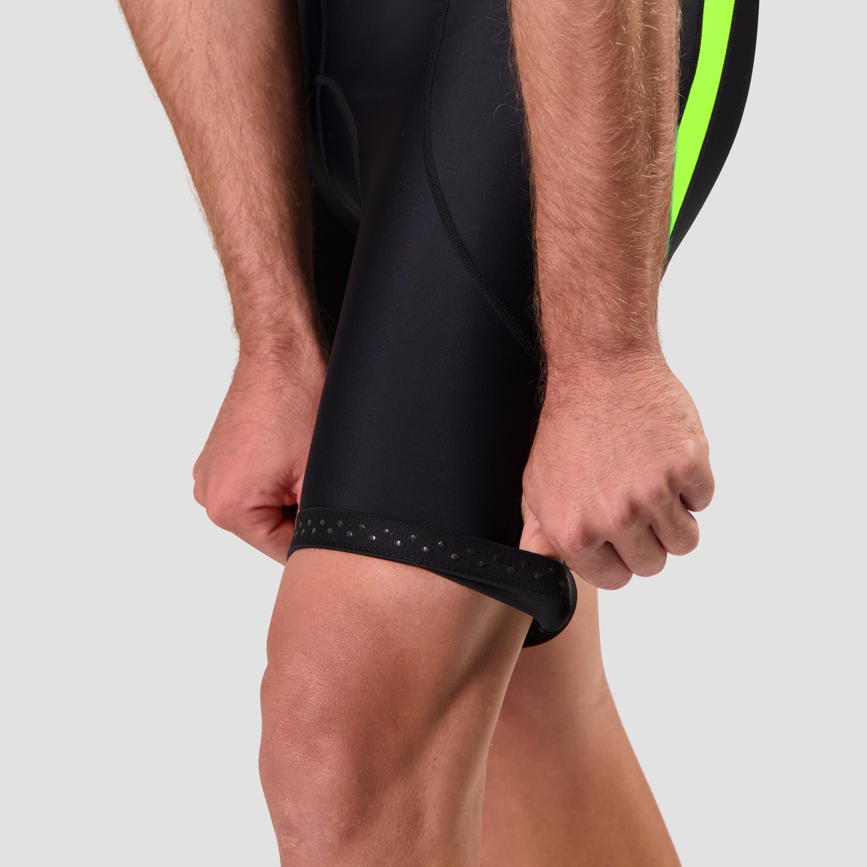 Core Fahrradhosen Herren - Schwarz/Neongelb