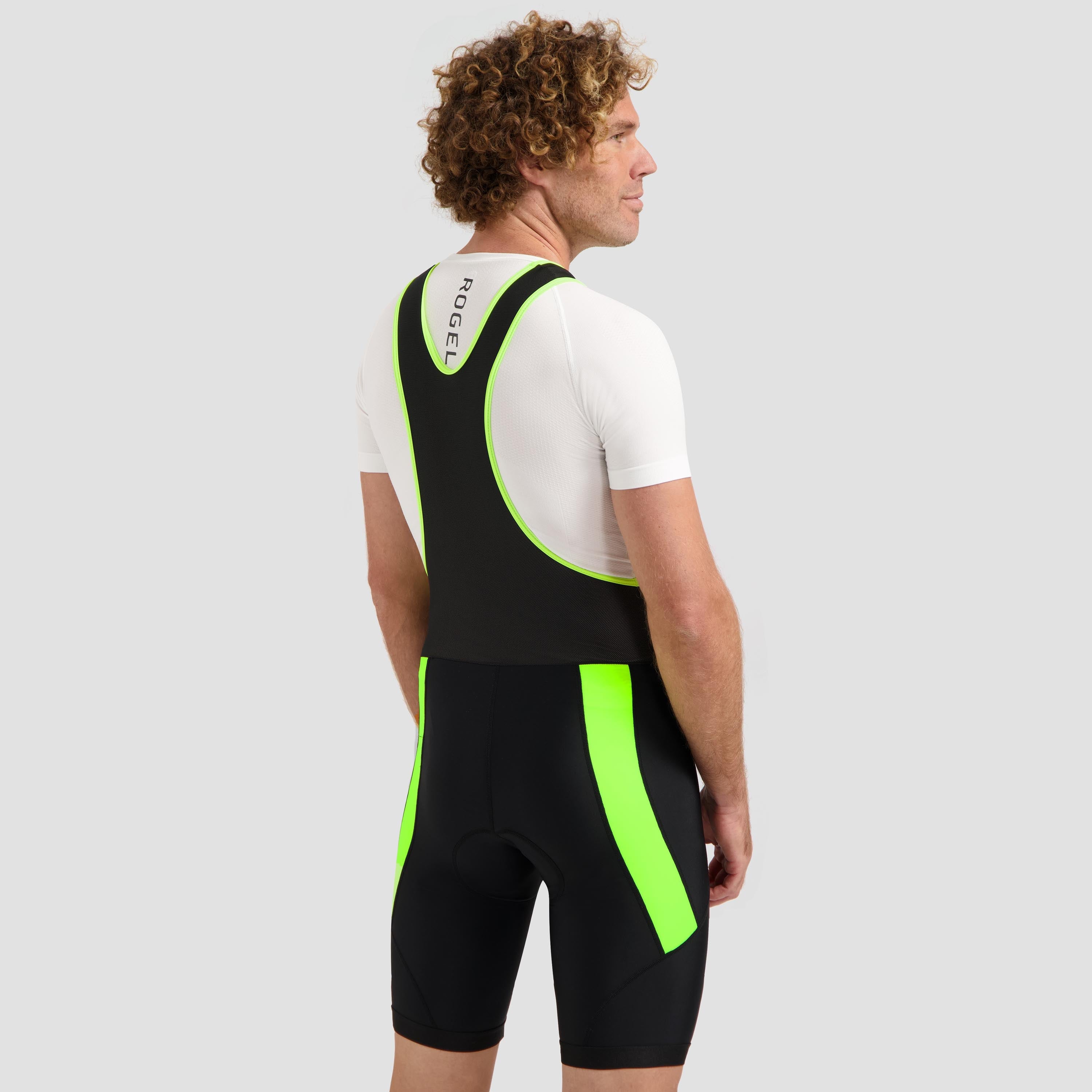 Core Fahrradhosen Herren - Schwarz/Neongelb