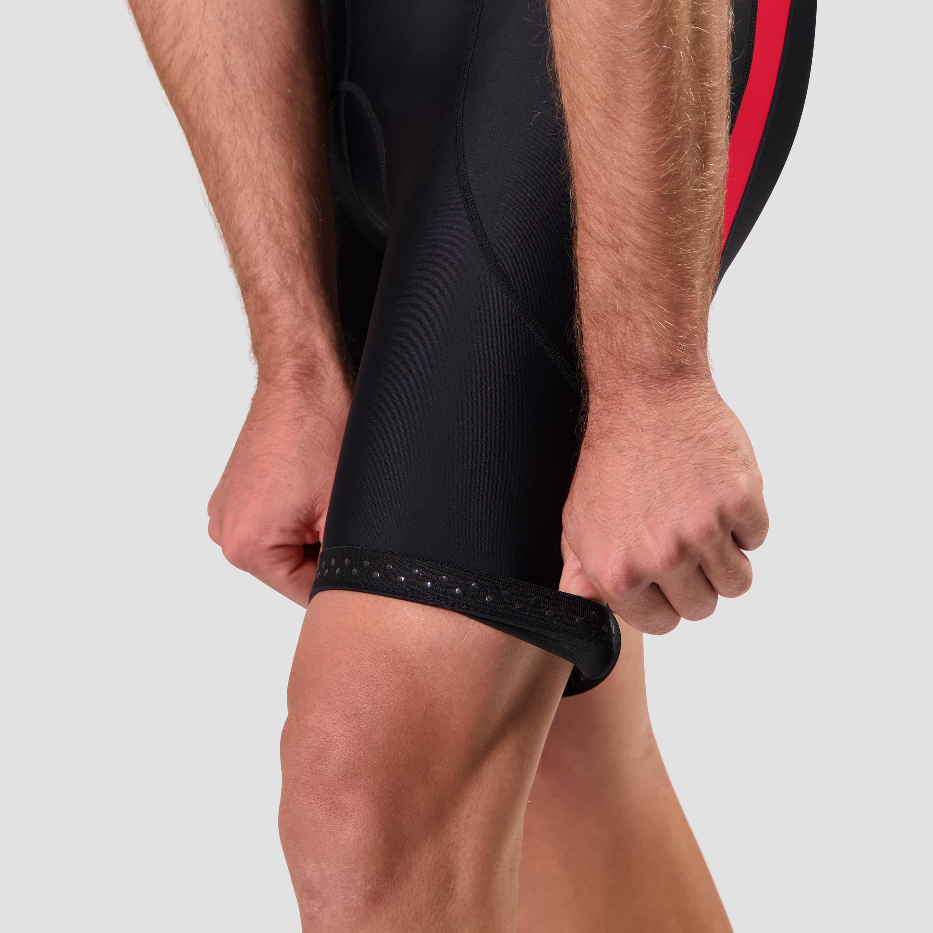 Core Fahrradhosen Männer - schwarz/rot