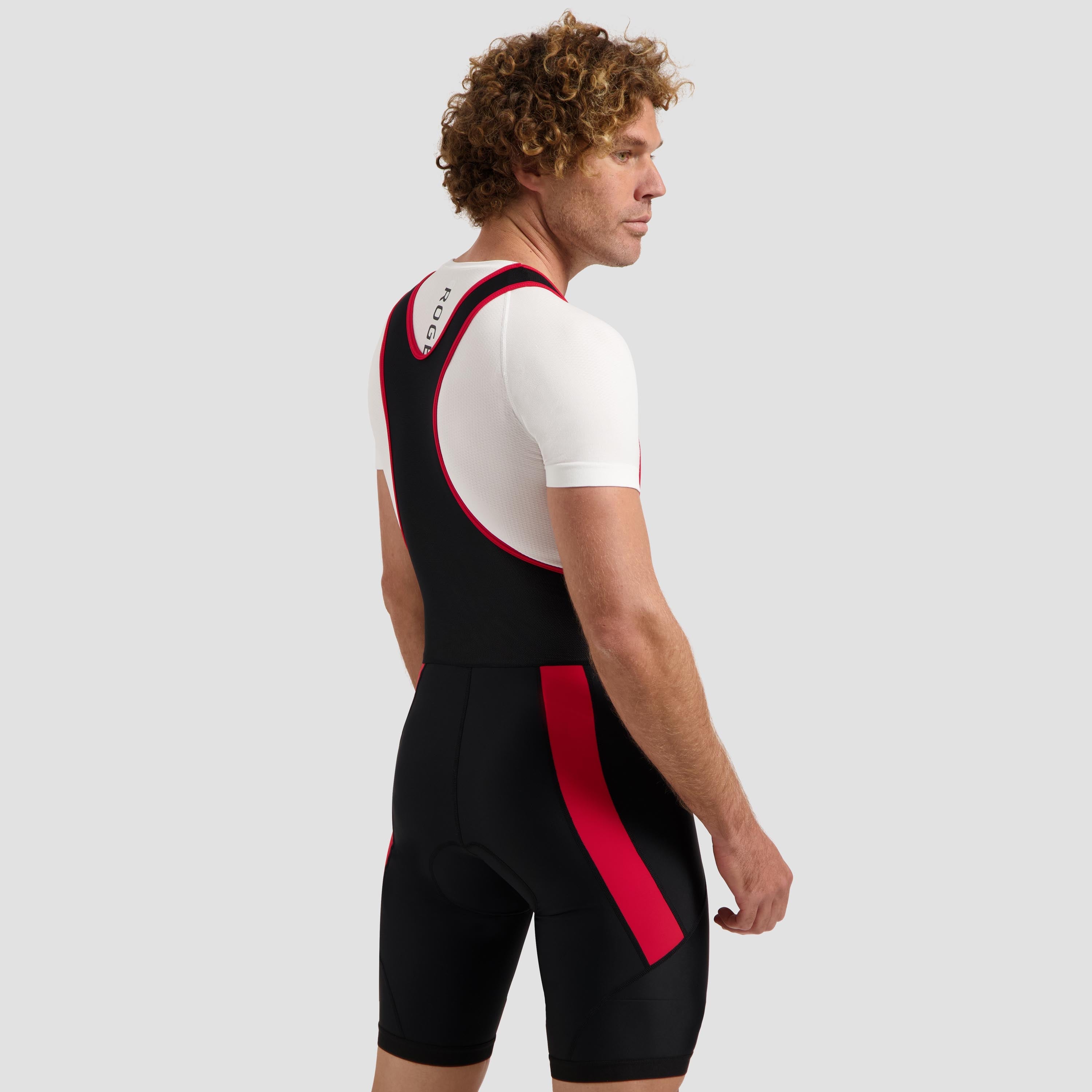 Core Fahrradhosen Männer - schwarz/rot