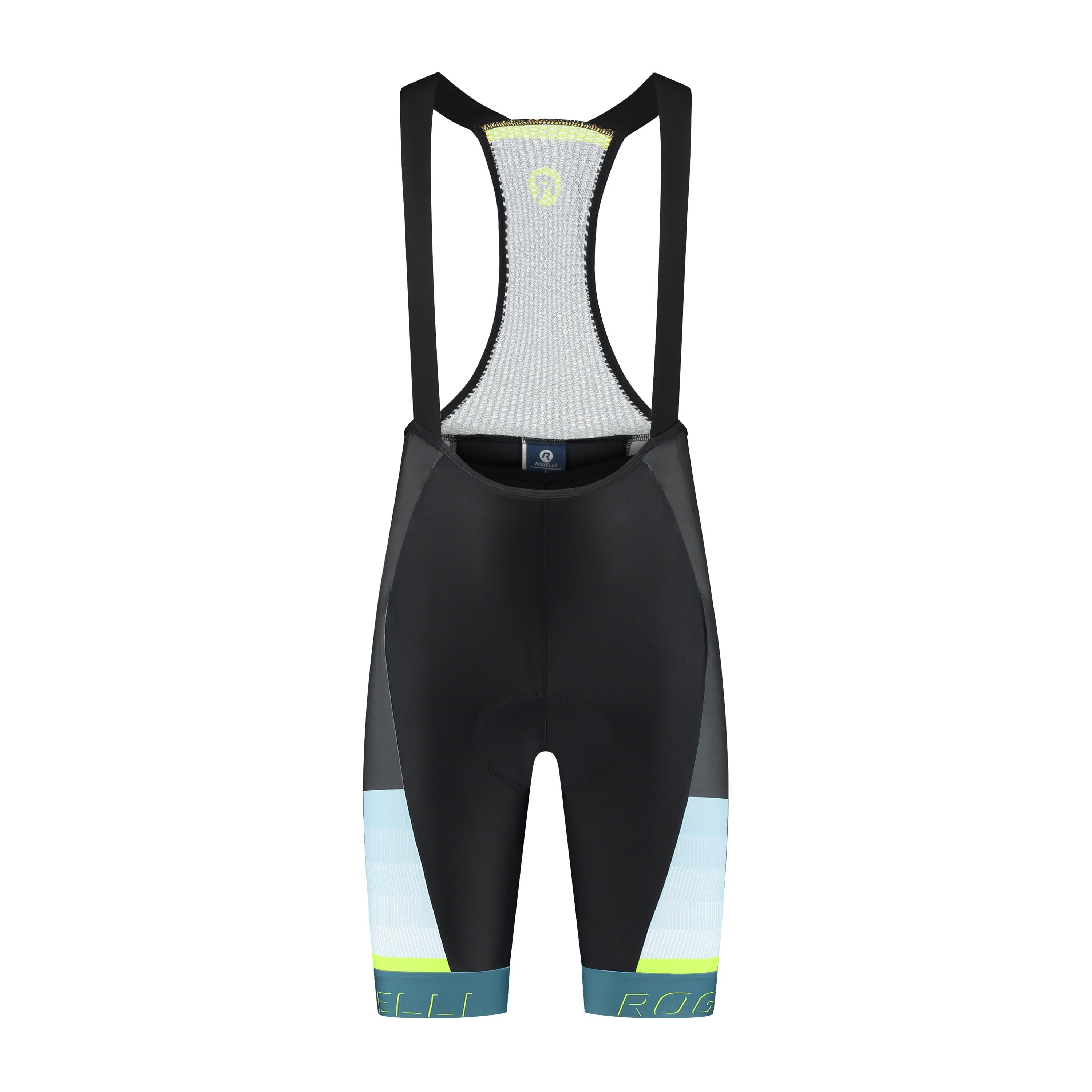 Held II Fahrradhosen Männer - Schwarz/Blau/Limette