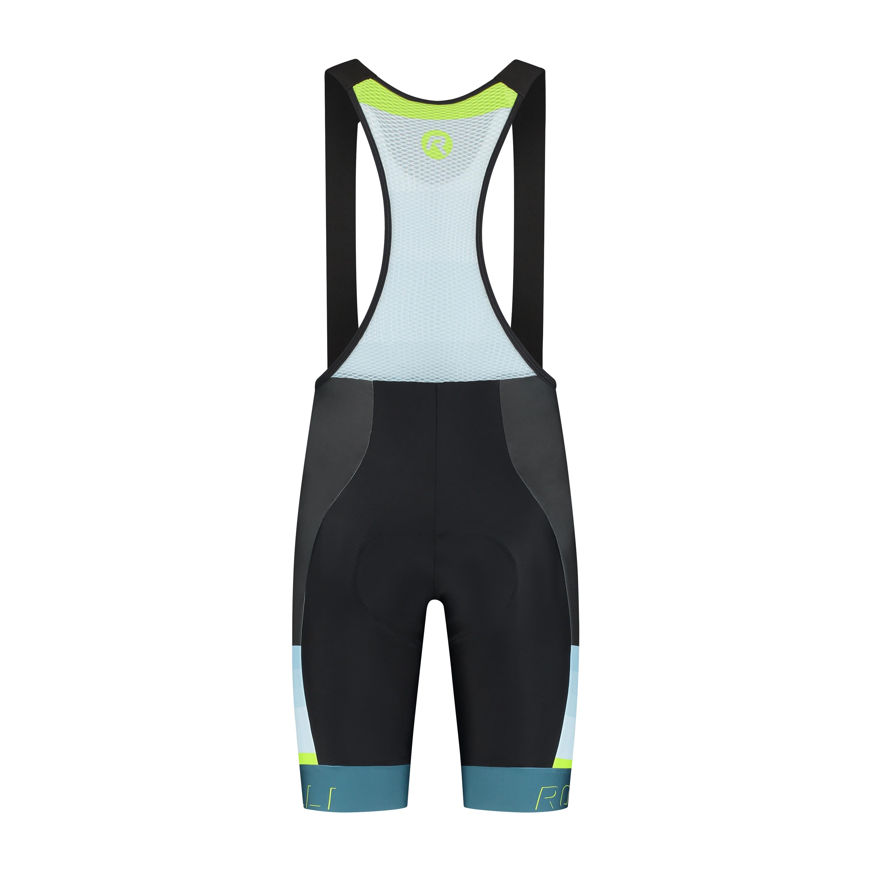 Held II Fahrradhosen Männer - Schwarz/Blau/Limette