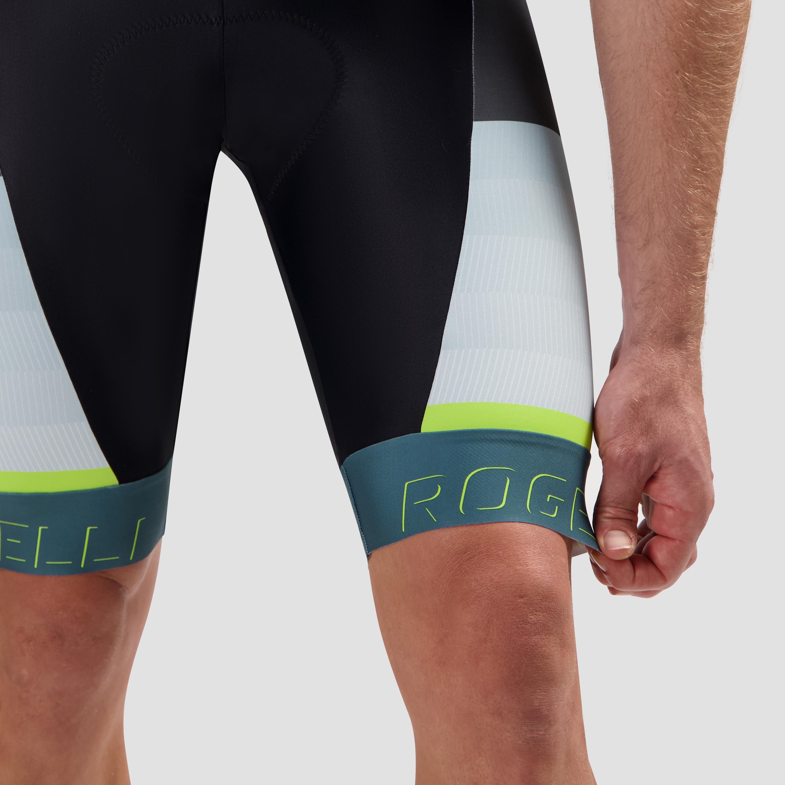 Held II Fahrradhosen Männer - Schwarz/Blau/Limette