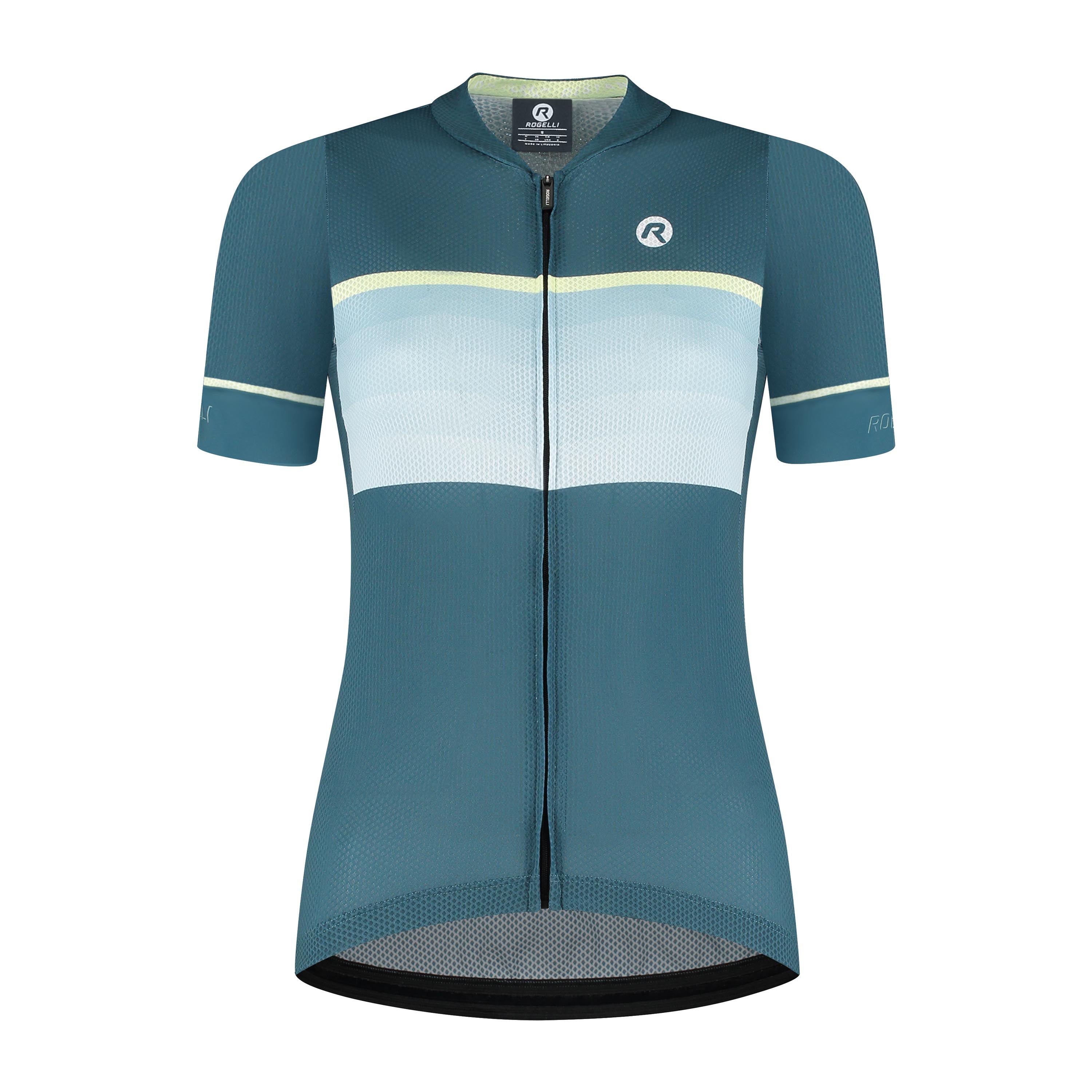 Impress II Fietsshirt Dames - Blauw/Geel