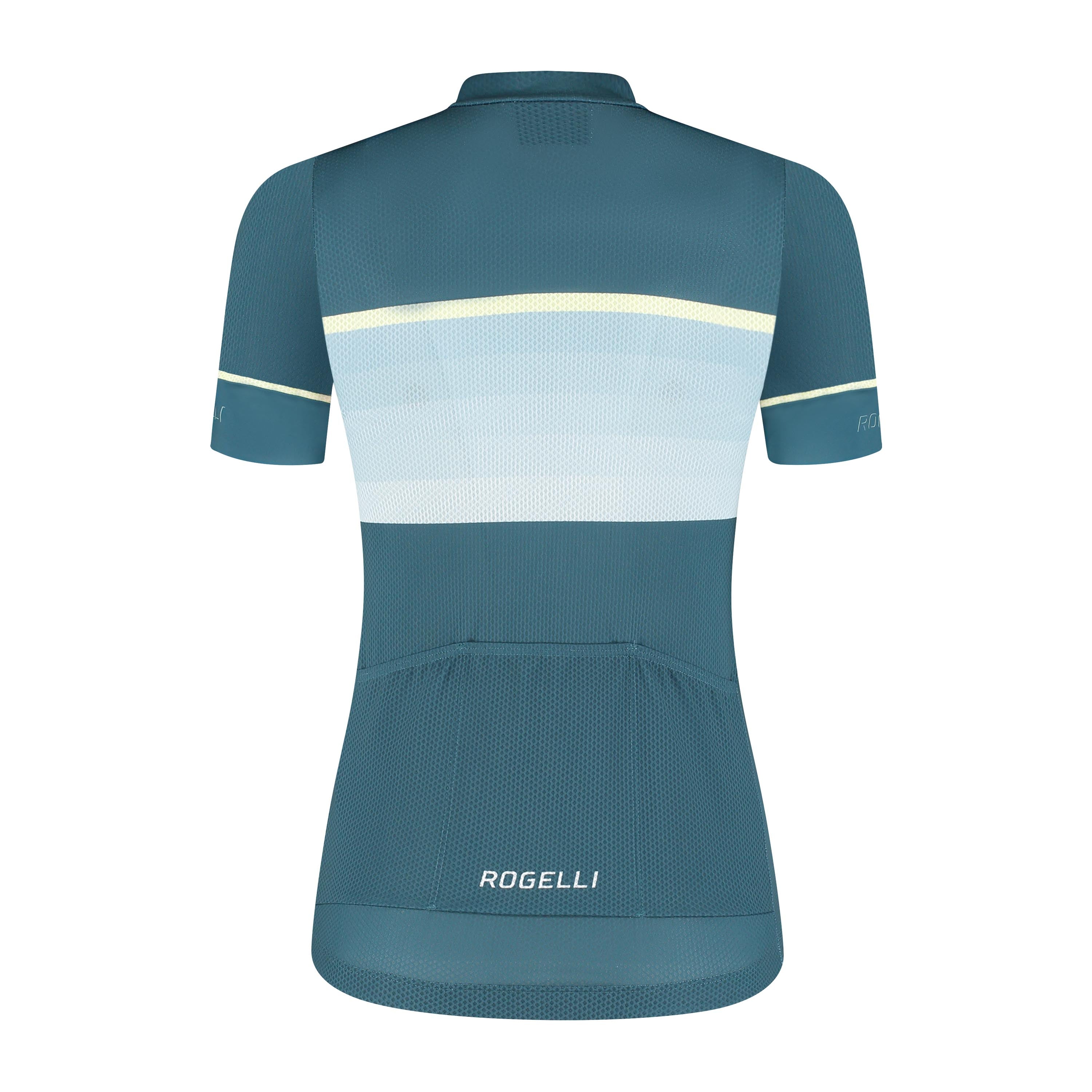 Impress II Fietsshirt Dames - Blauw/Geel