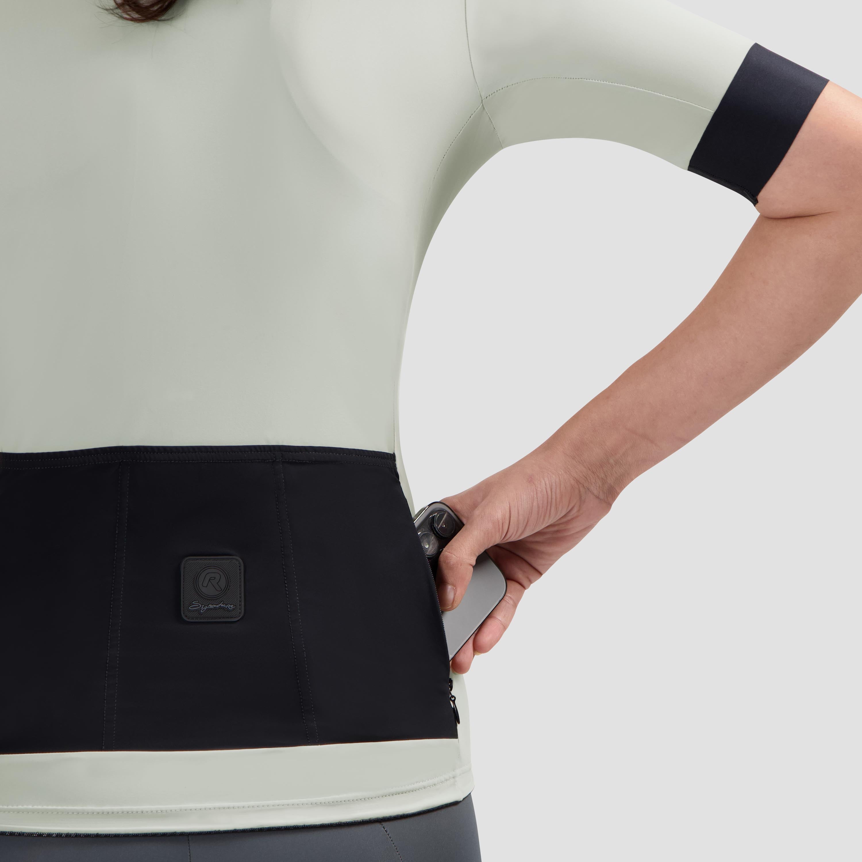 Signature Fietsshirt Dames - Grijs