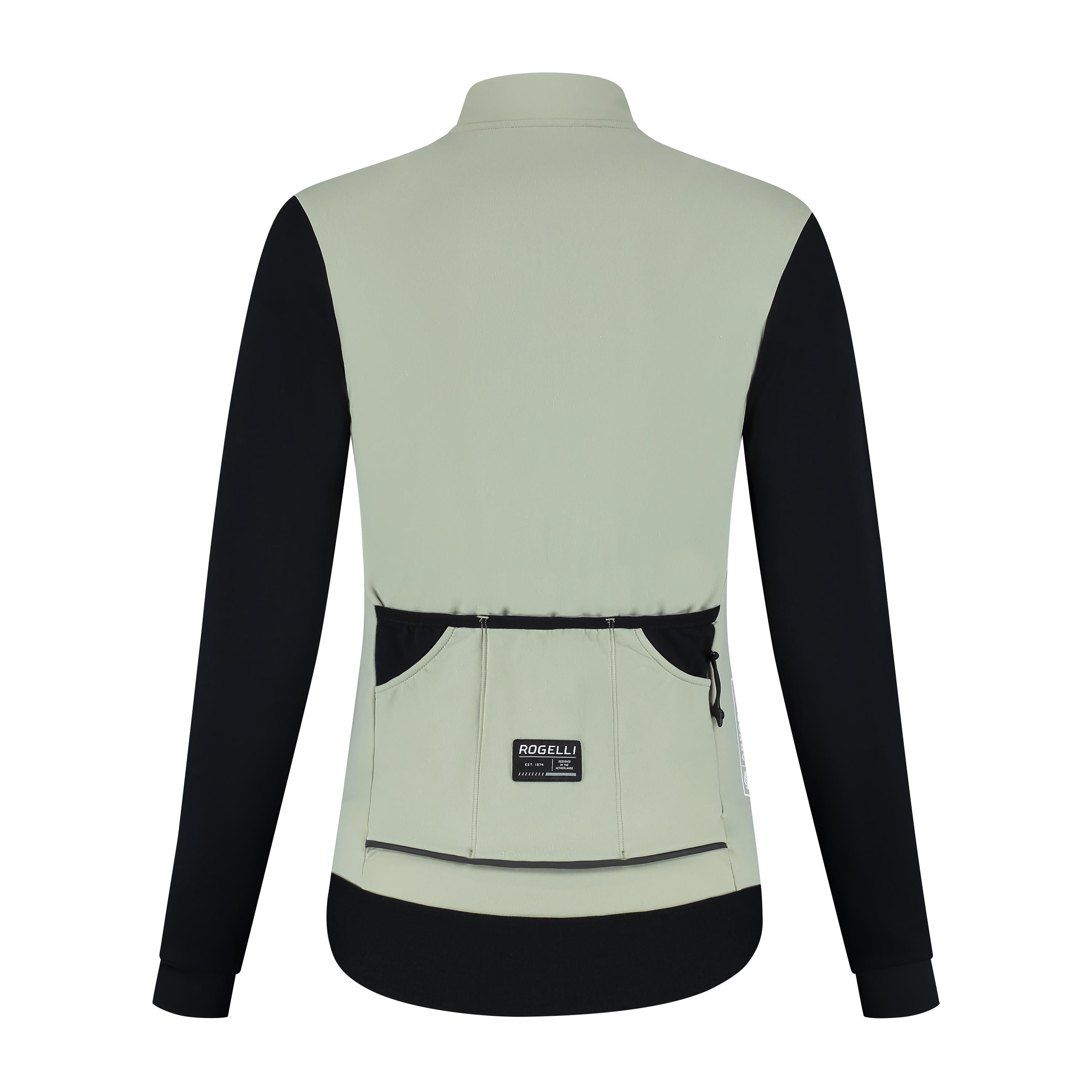 Distance II Fietsshirt Lange Mouw Dames - Taupe/Zwart