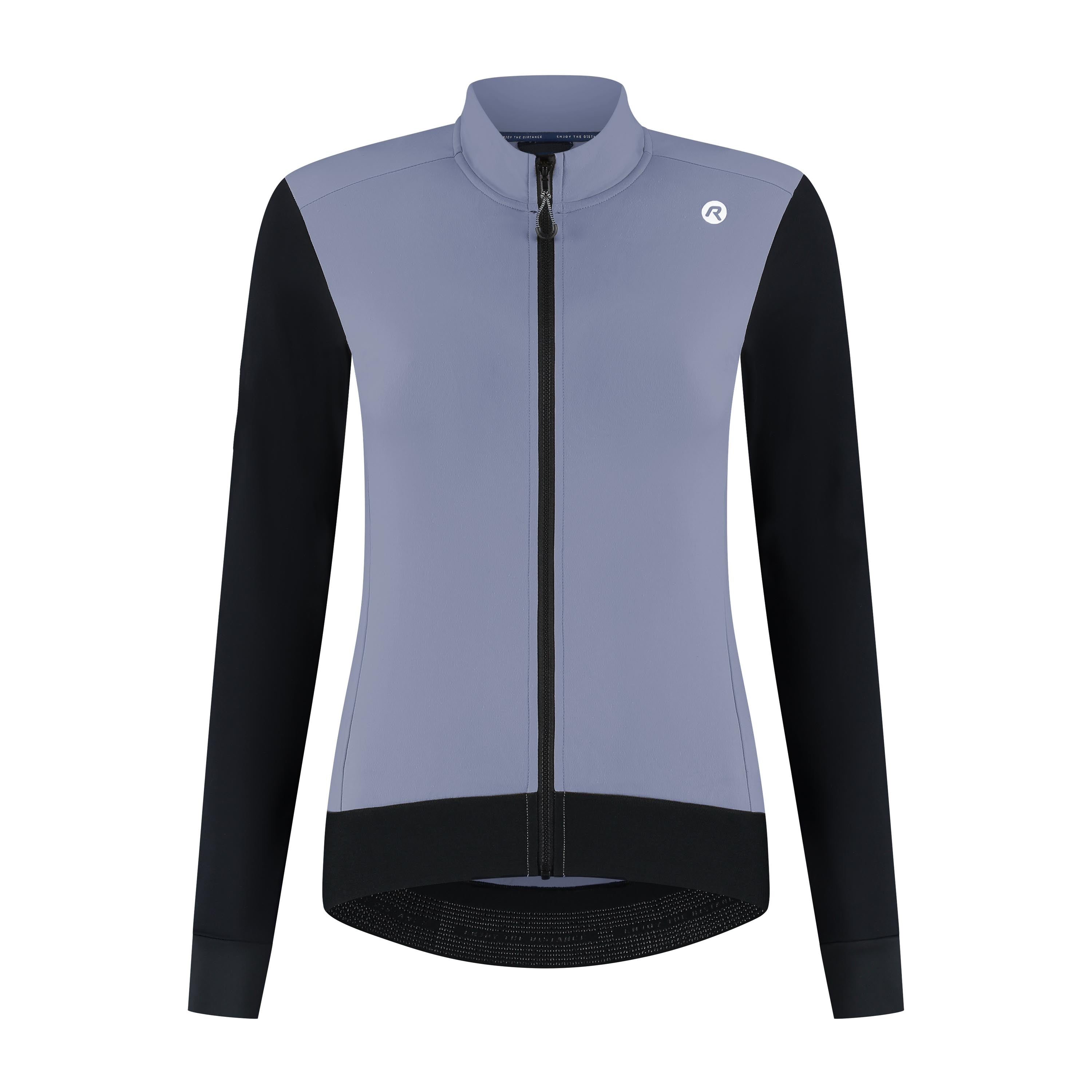 Distance II Fietsshirt Lange Mouw Dames - Lila/Zwart