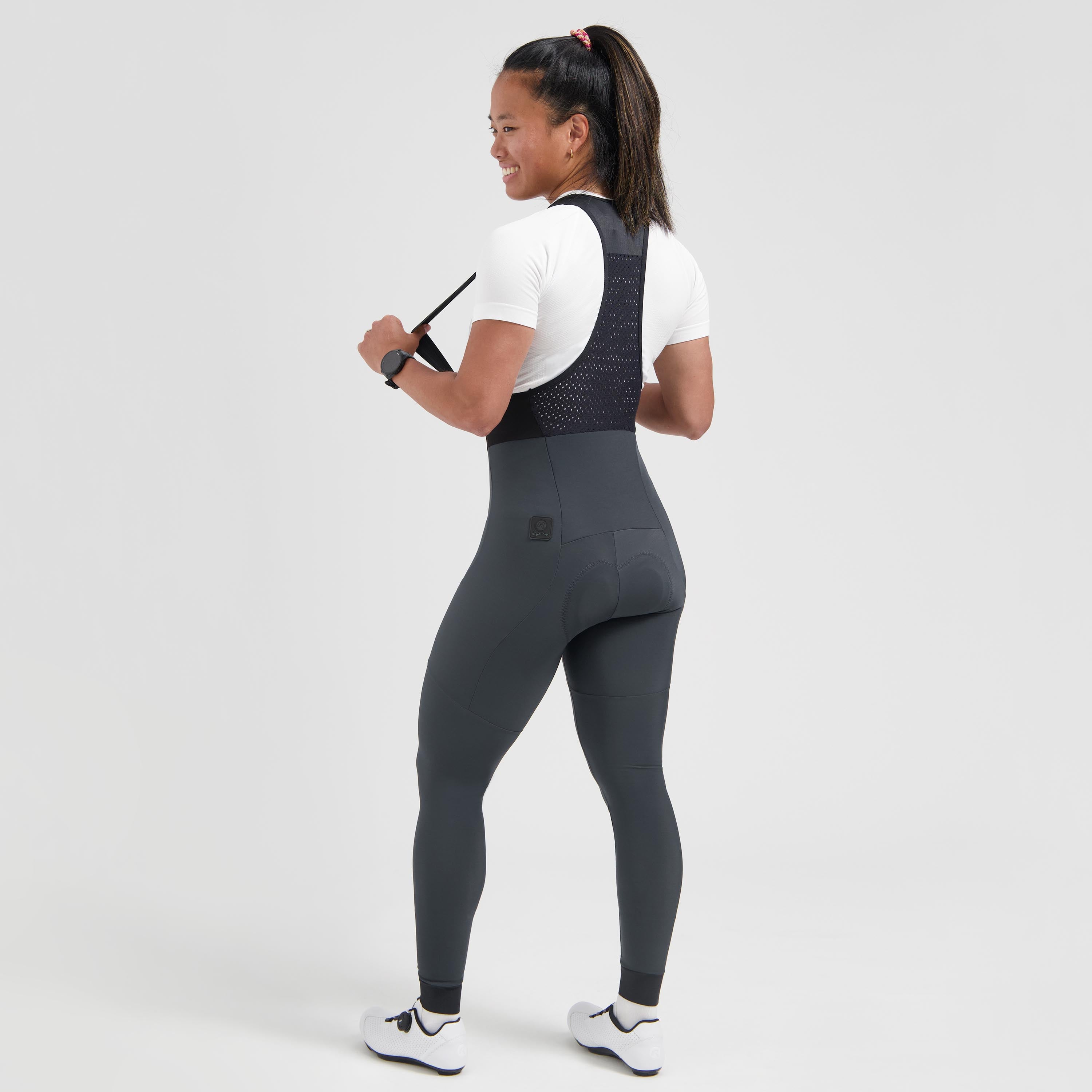 Signature Lang Fahrradhosen Damen - grau