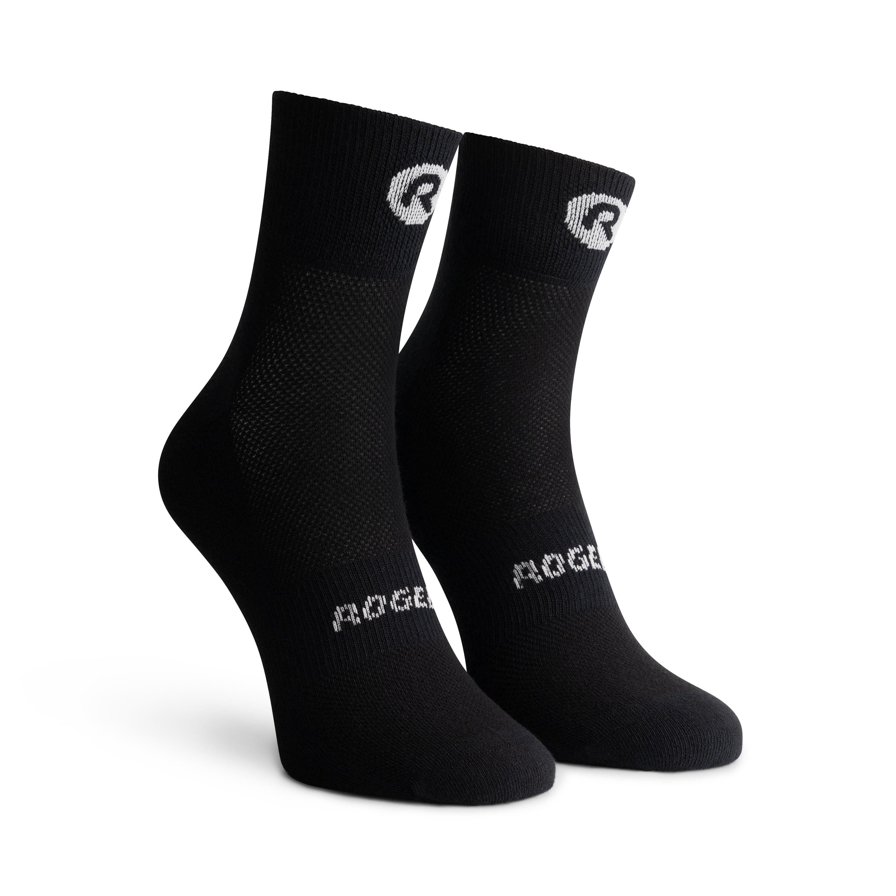 3-Pack Core Fietssokken - Zwart/Wit/Legergroen