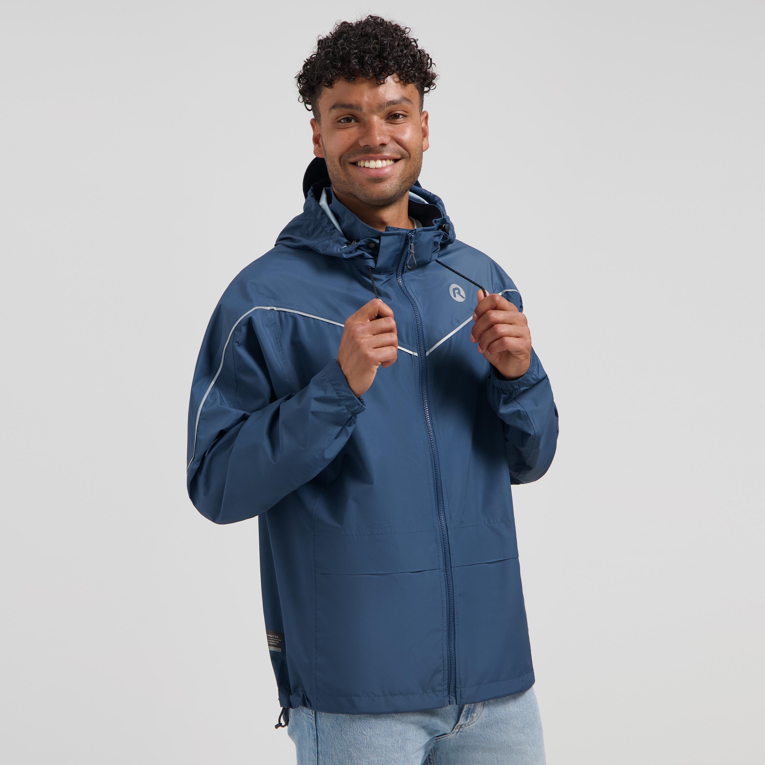 Commuter Essential Regenjas Unisex - Donkerblauw