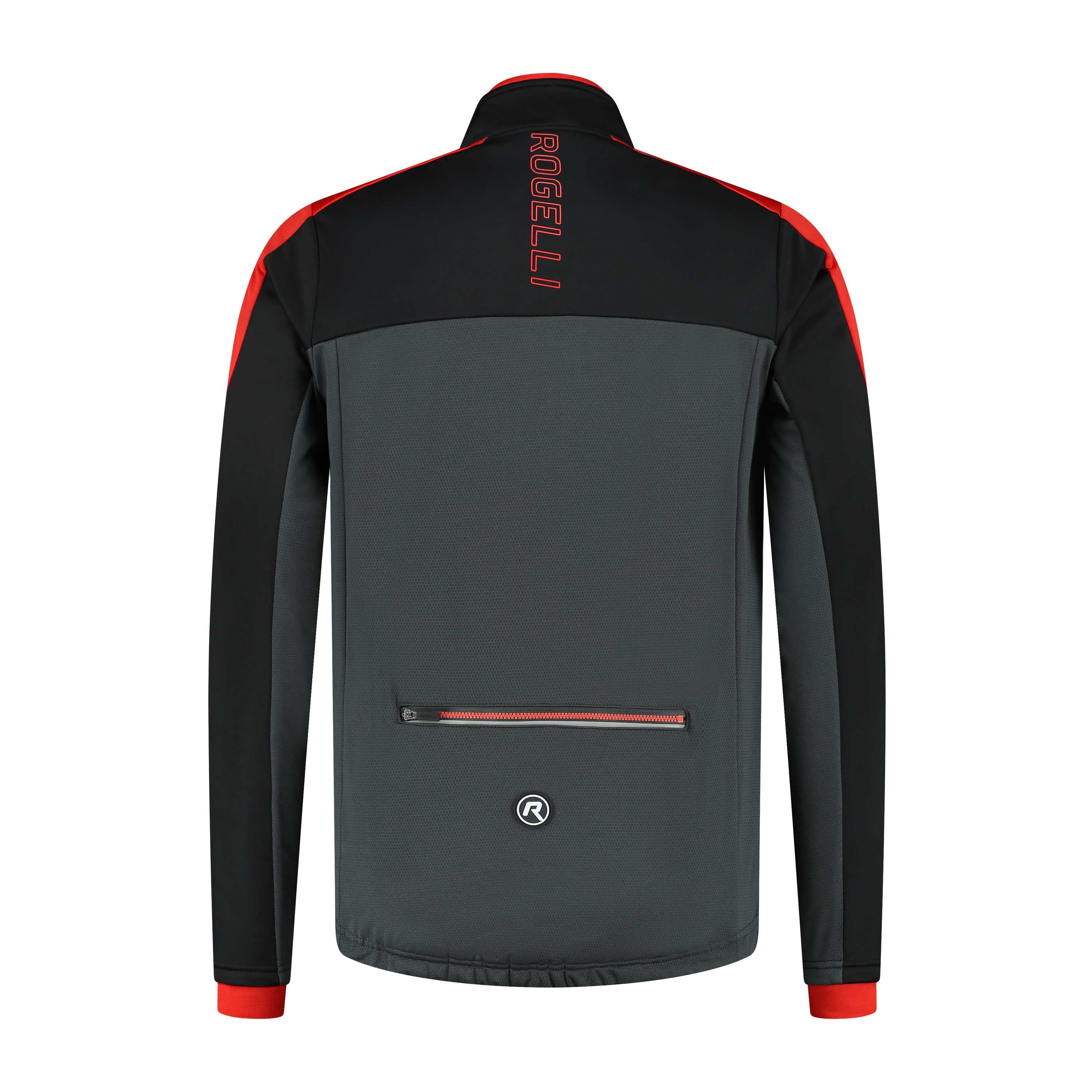 Freeze Winter Fietsjack Heren - Grijs/Zwart/Rood