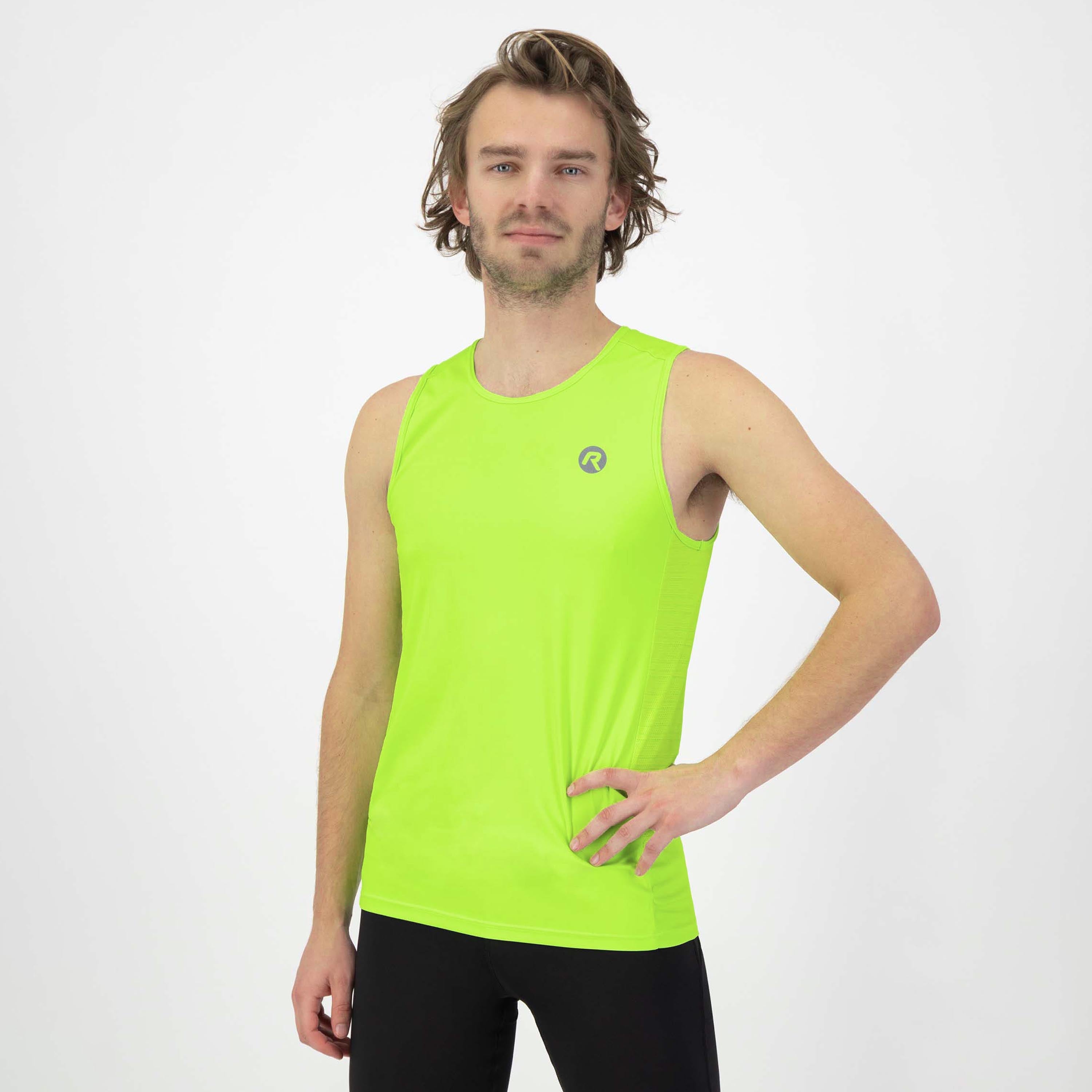 Core Hardloopsinglet Heren - Neon Geel