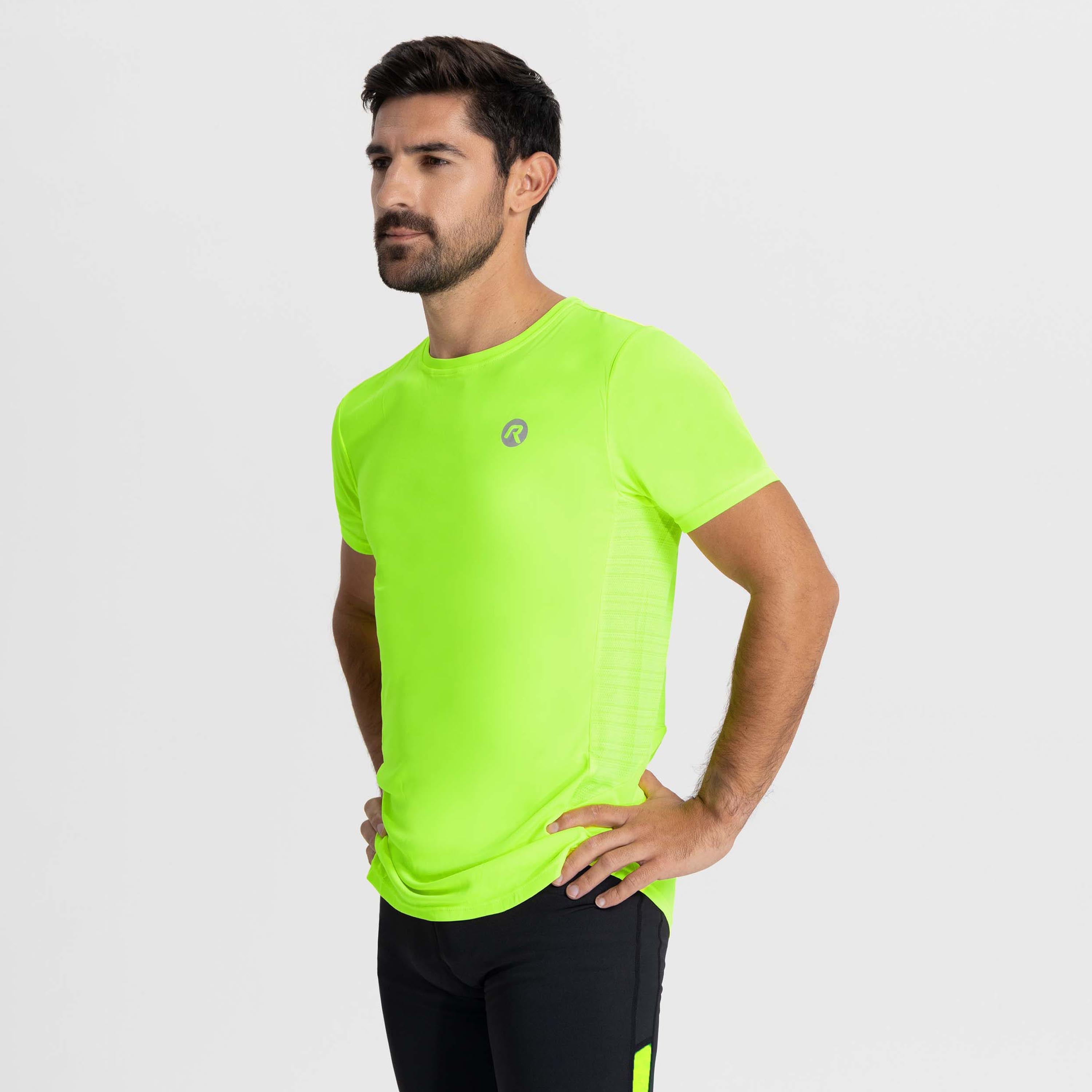 Core Hardloopshirt Heren - Neon Geel