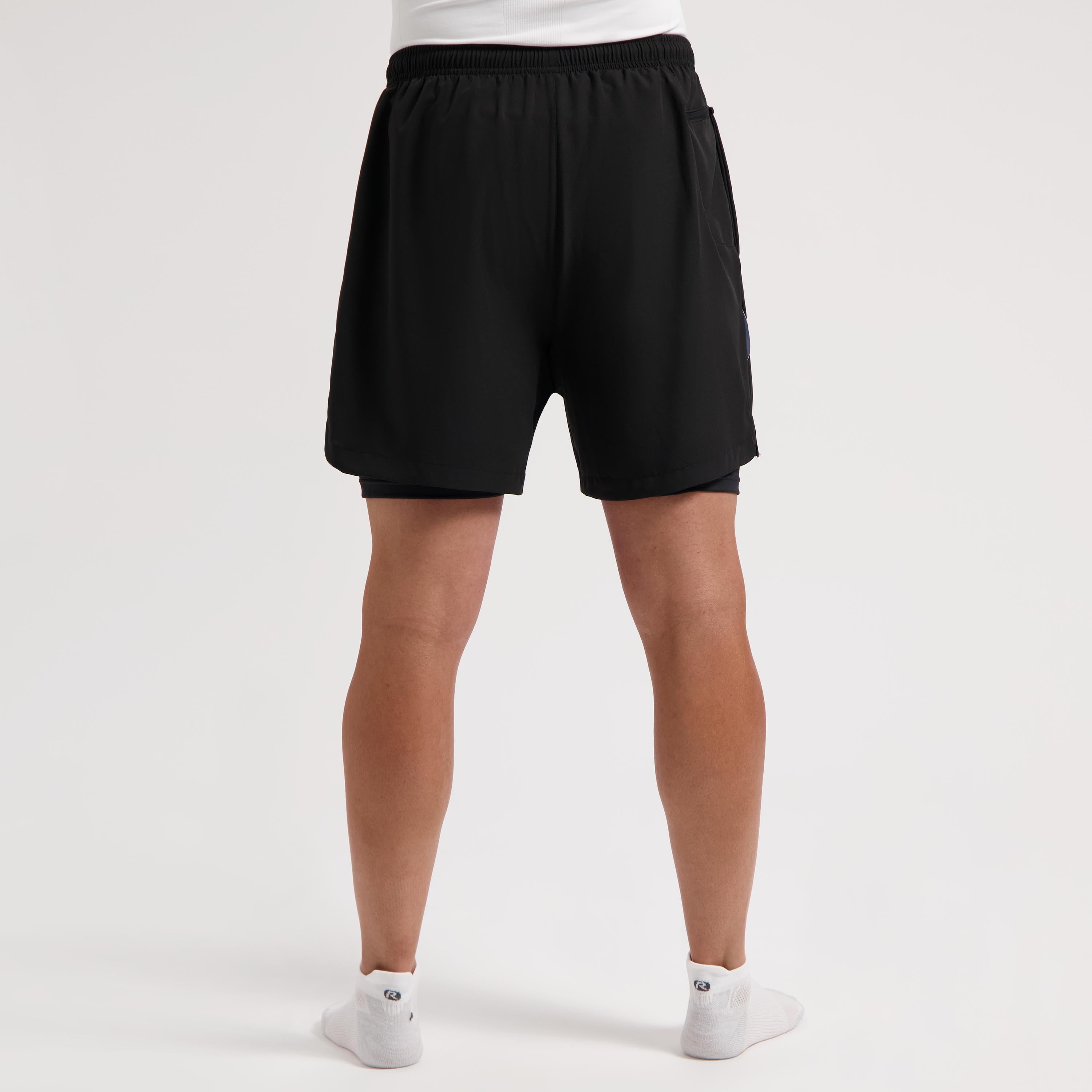 Essential 2-in-1 Hardloopshort Heren - Zwart