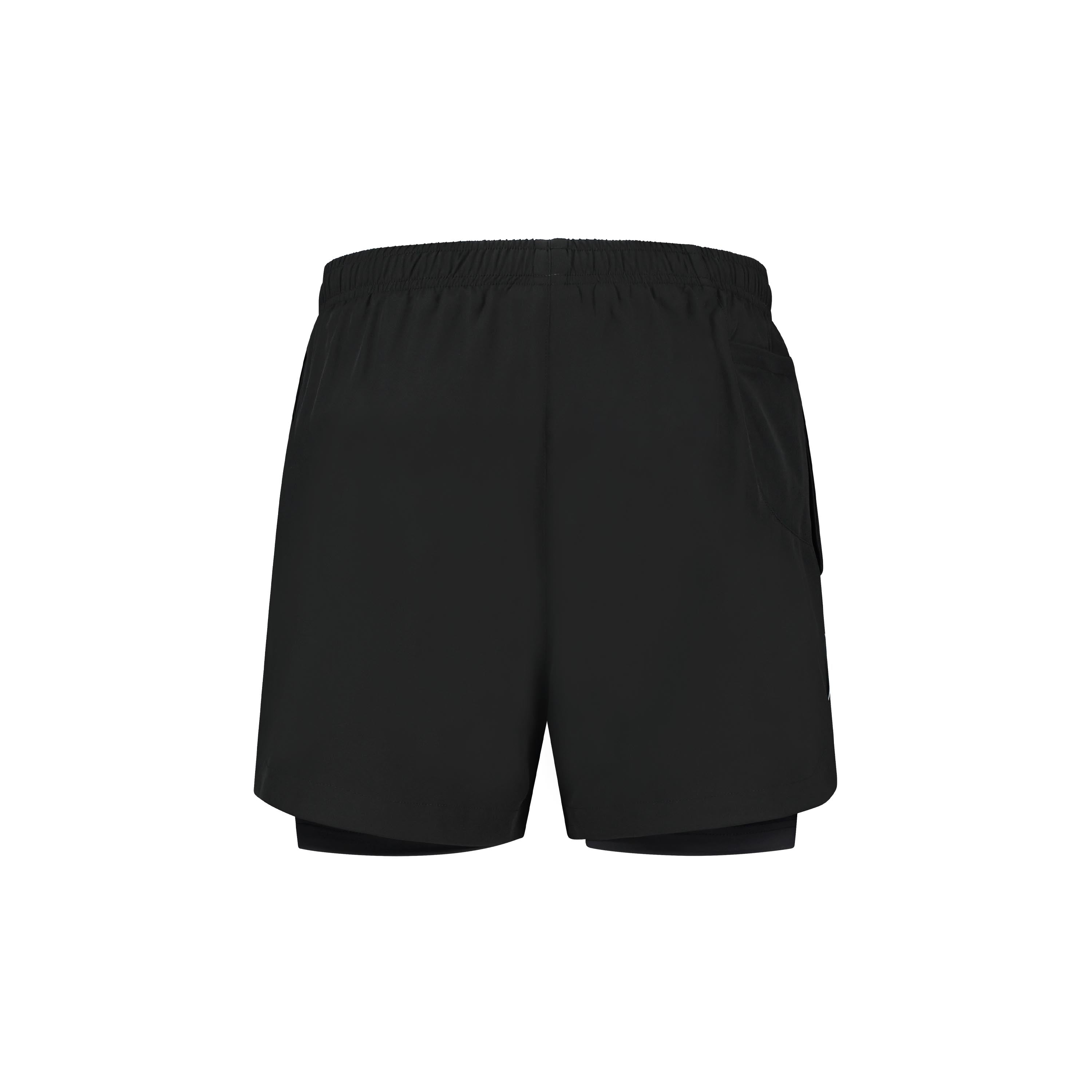 Essential 2-in-1 Hardloopshort Heren - Zwart