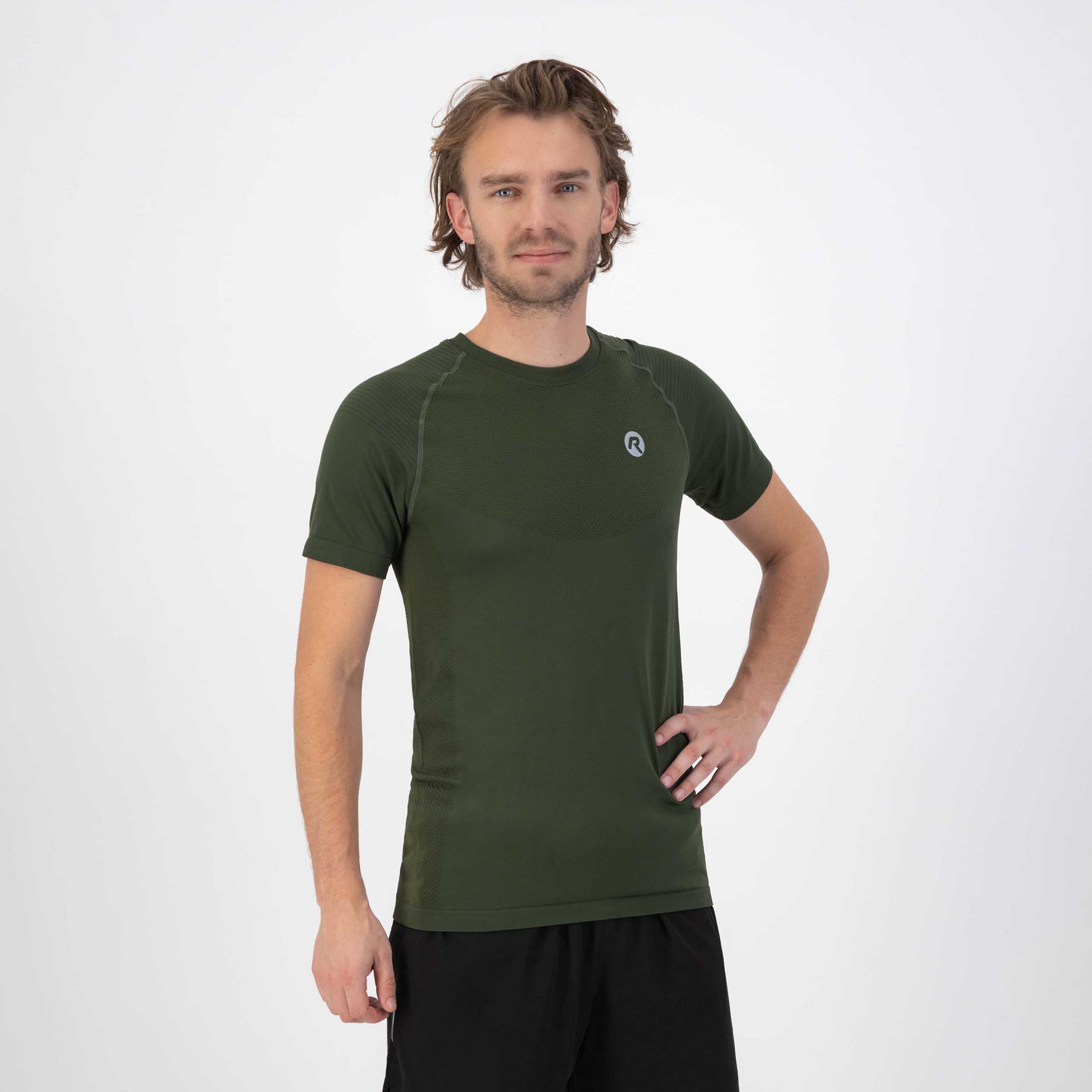 Essential Sportshirt Heren - Legergroen