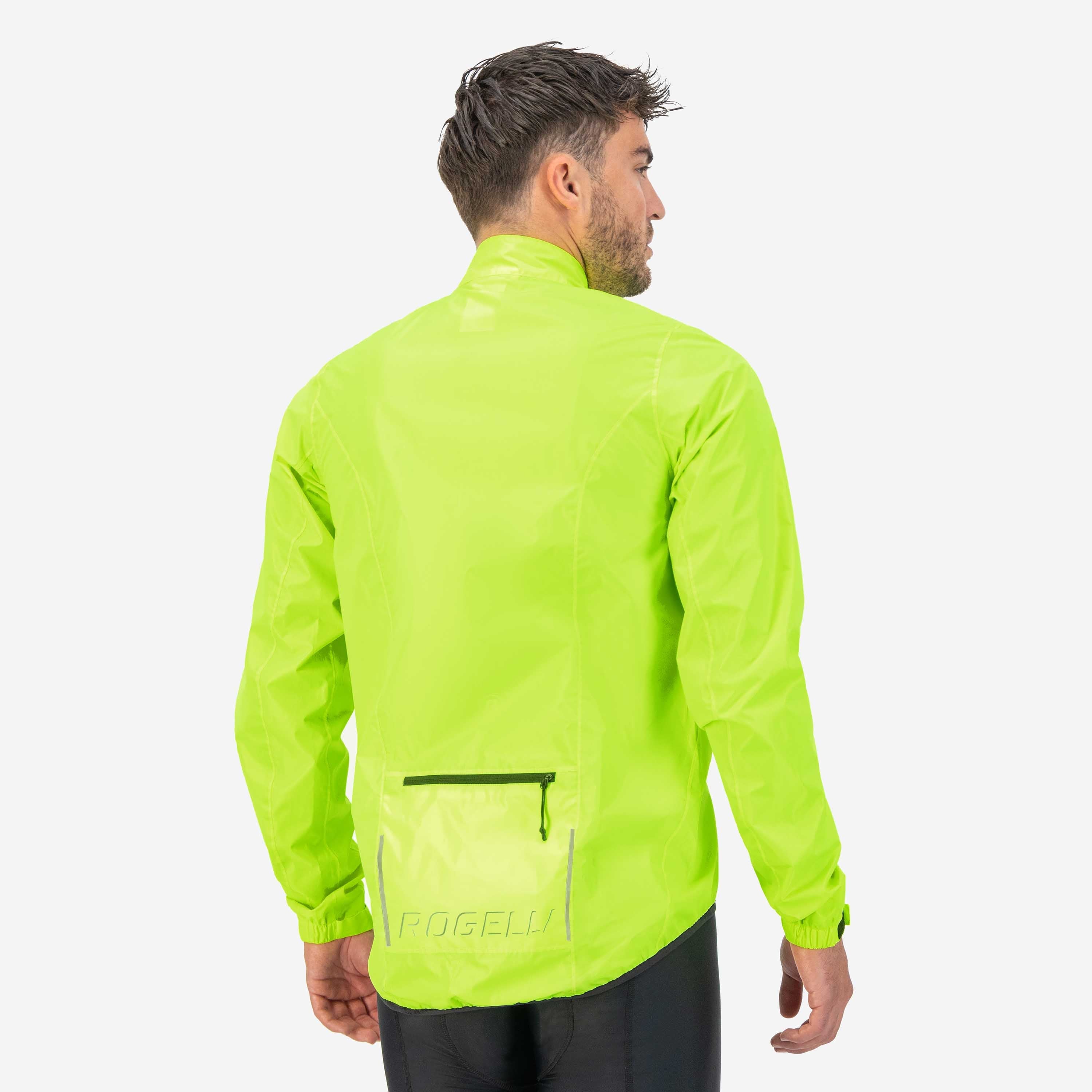 Core Regenjack Heren - Neon Geel