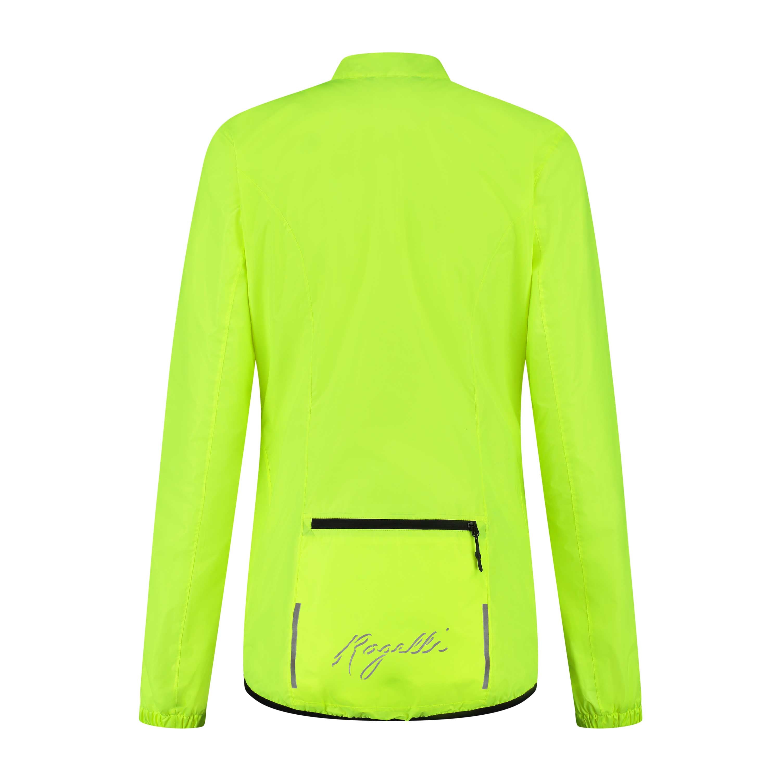 Core Regenjack Dames - Neon Geel