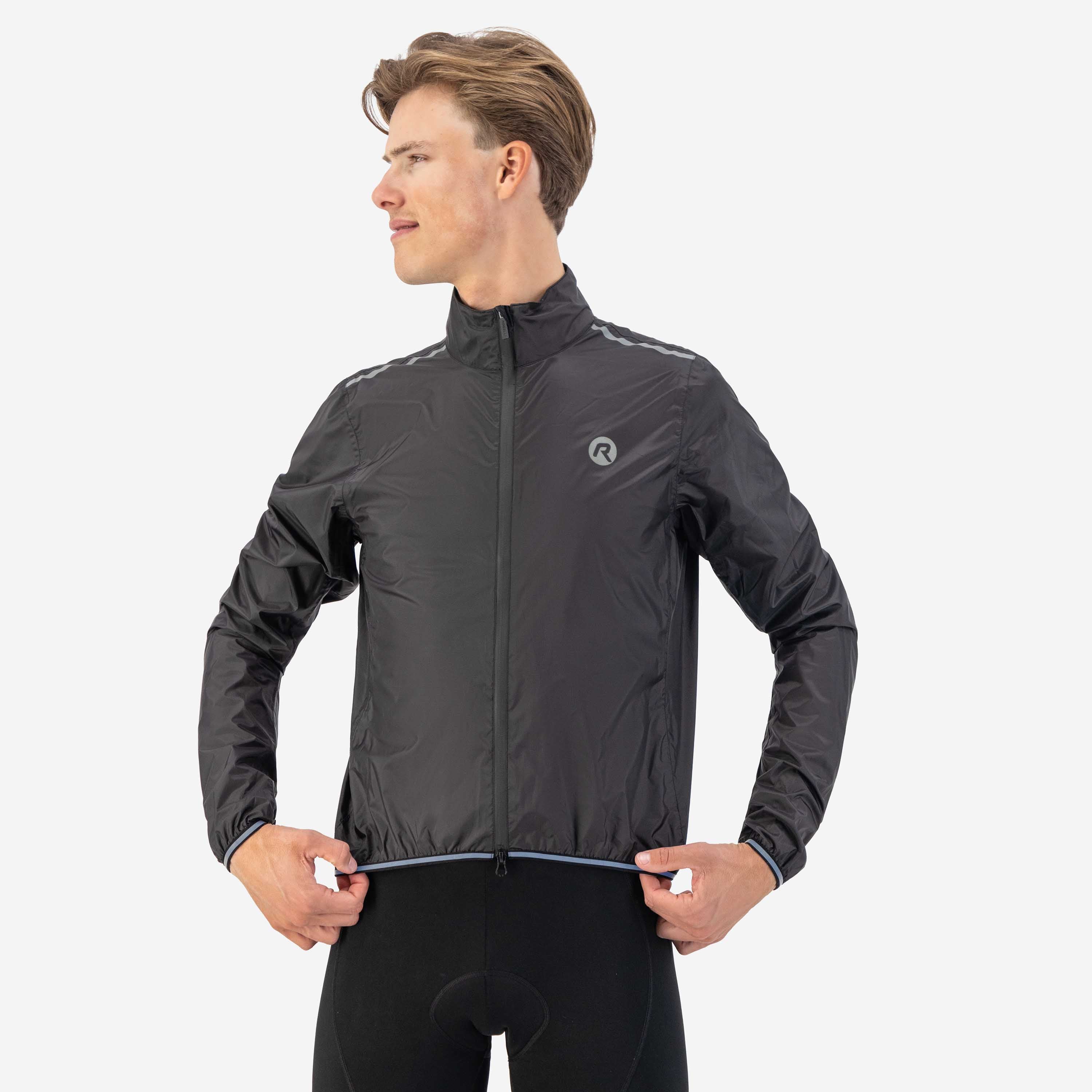 Essential Rain jacket Men - Black