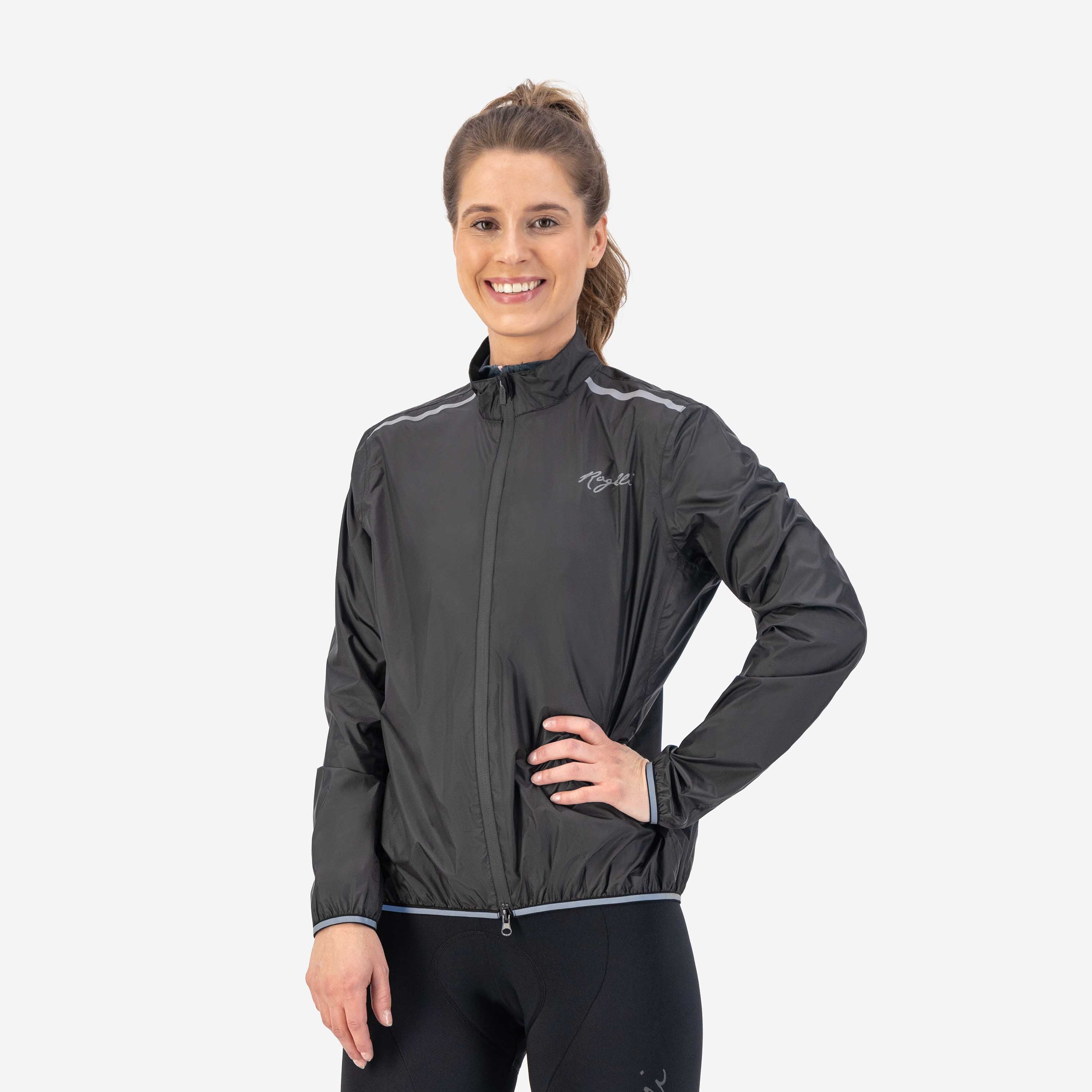 Essential Rainjack Damen - schwarz