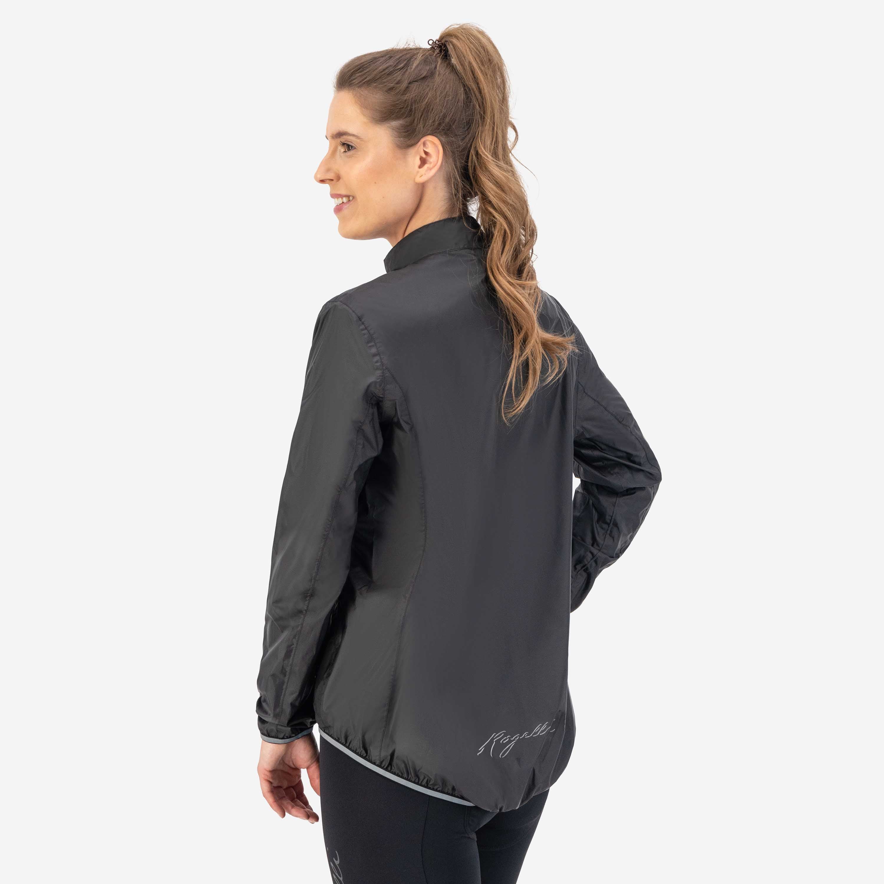 Essential Regenjack Dames - Zwart