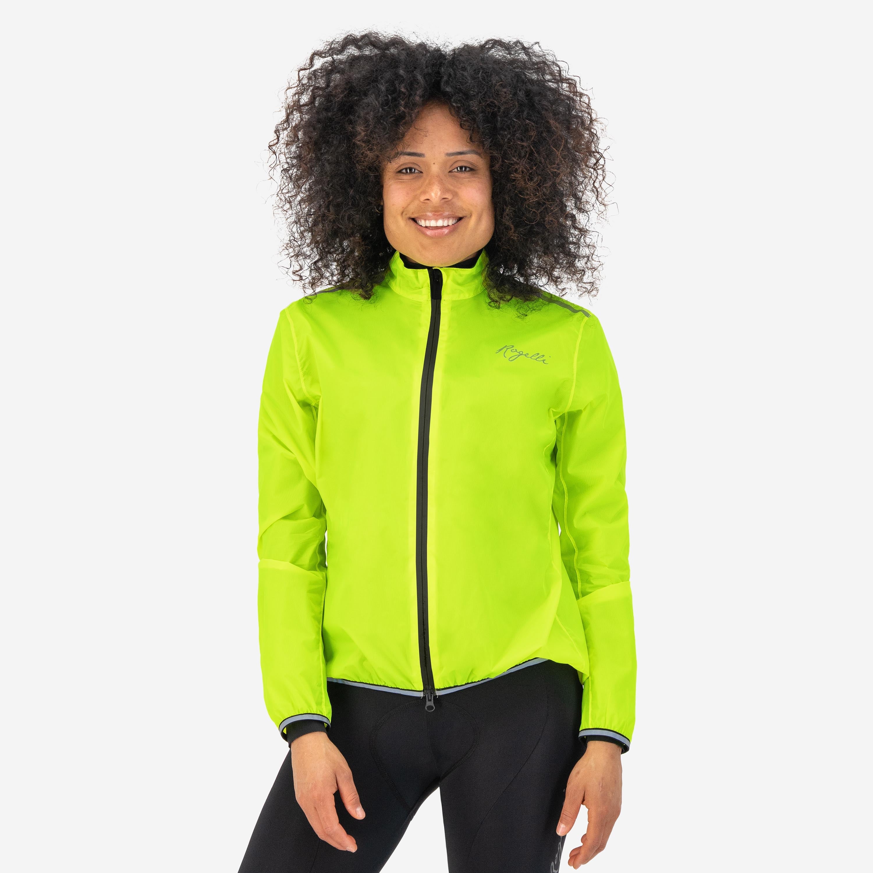 Essential Regenjacke Damen - Neongelb