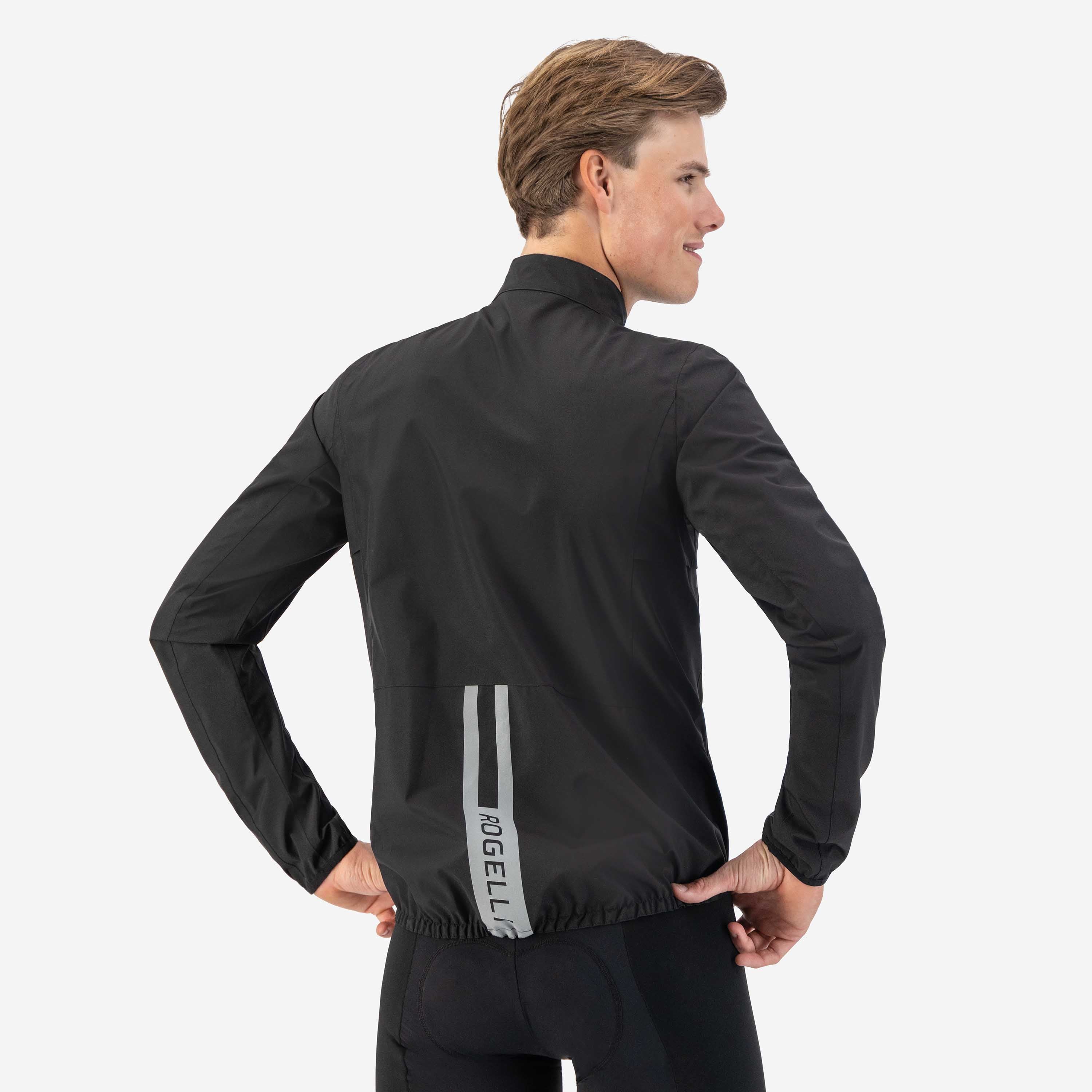 Entfernung Regenjacke Männer - schwarz