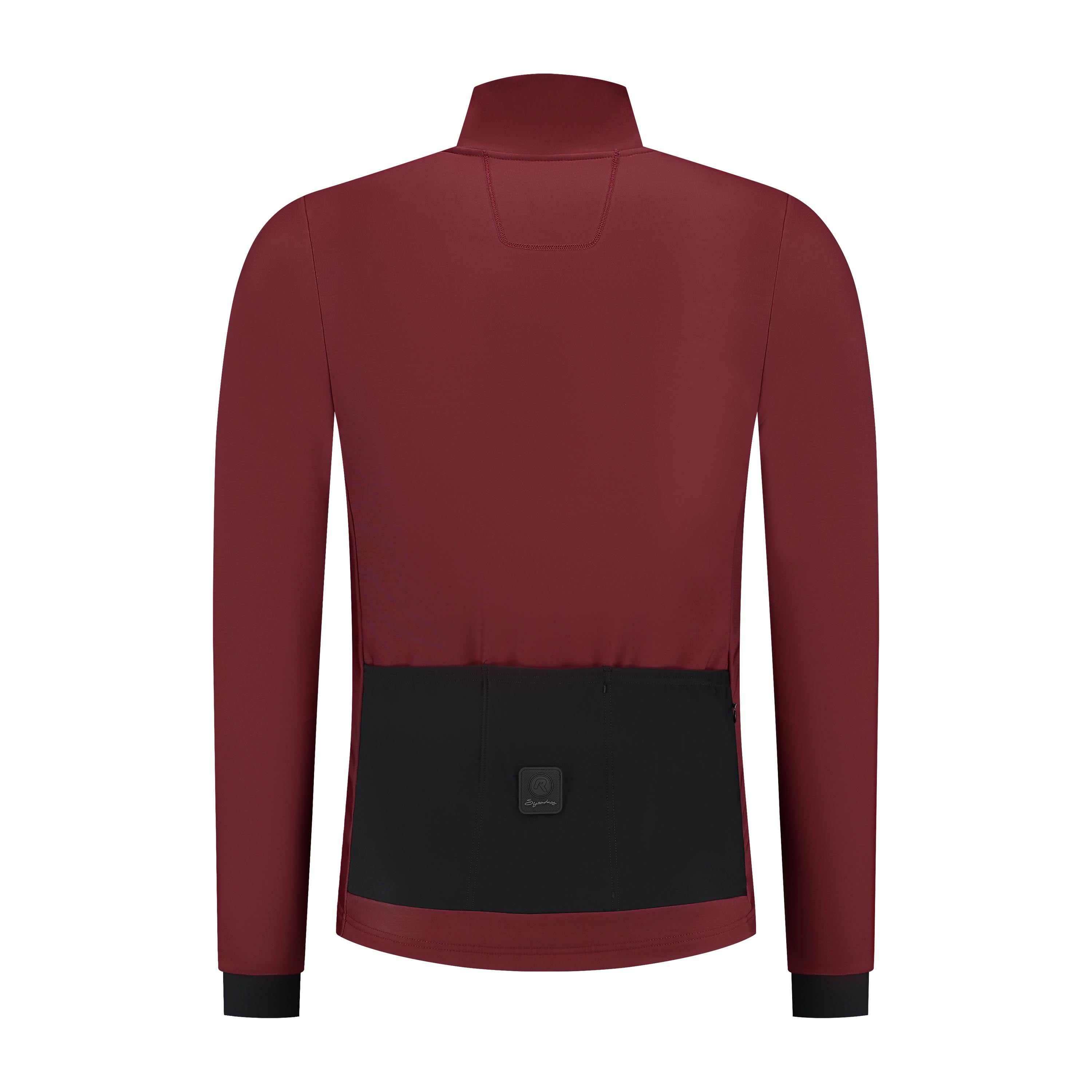 Signature Fietsshirt Lange Mouw Heren - Bordeaux