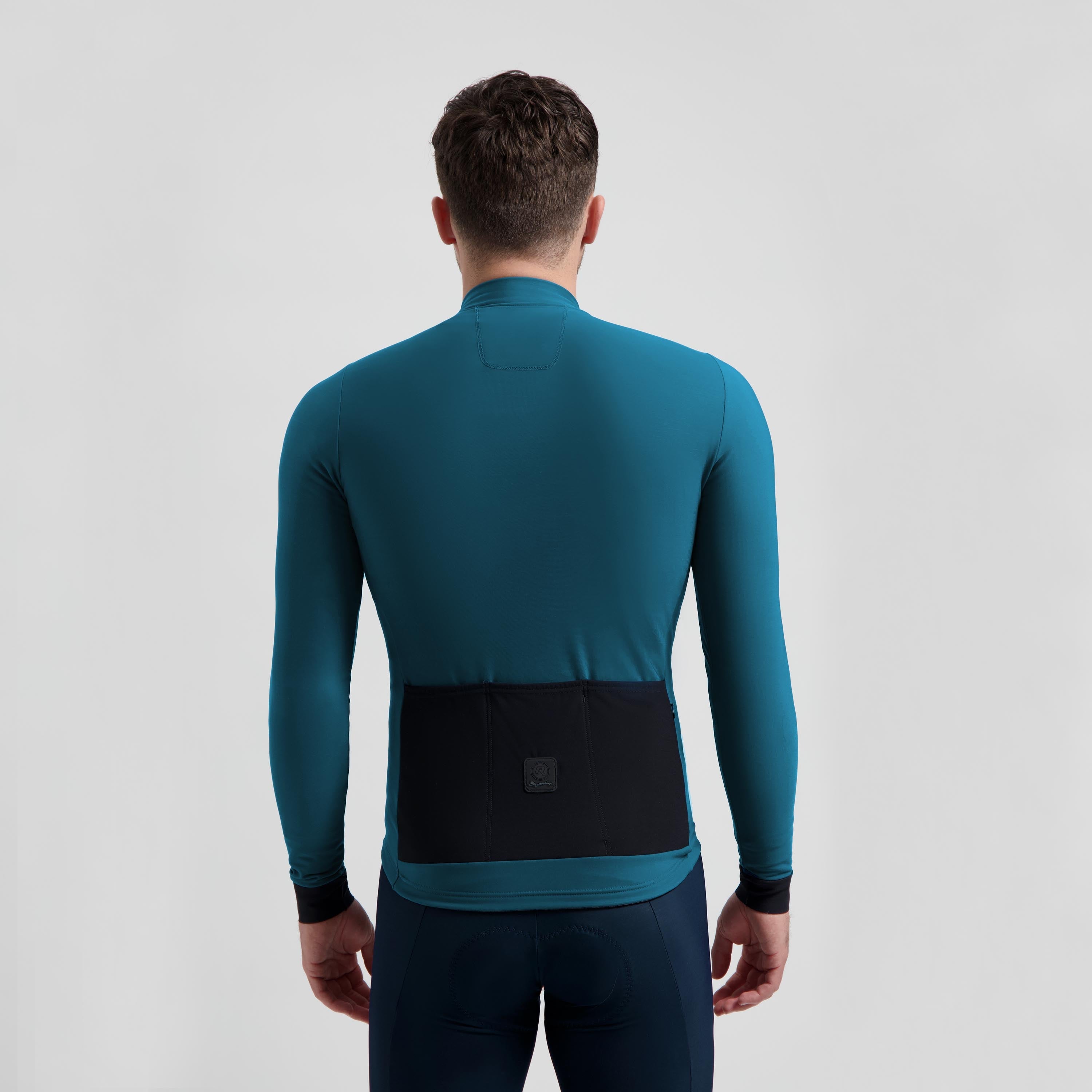 Signature Fietsshirt Lange Mouw Heren - Blauw