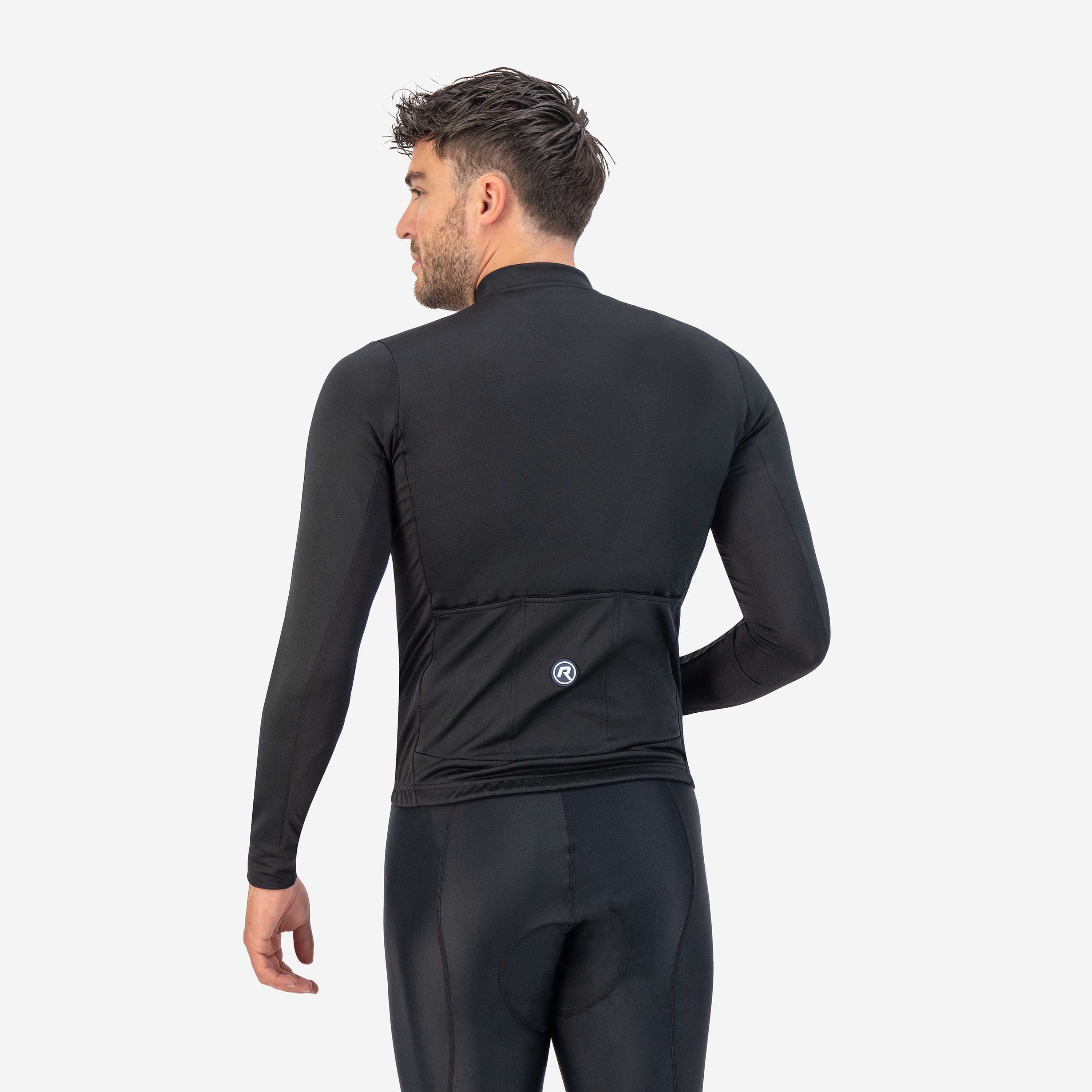 Core Fietsshirt Lange Mouw Heren - Zwart