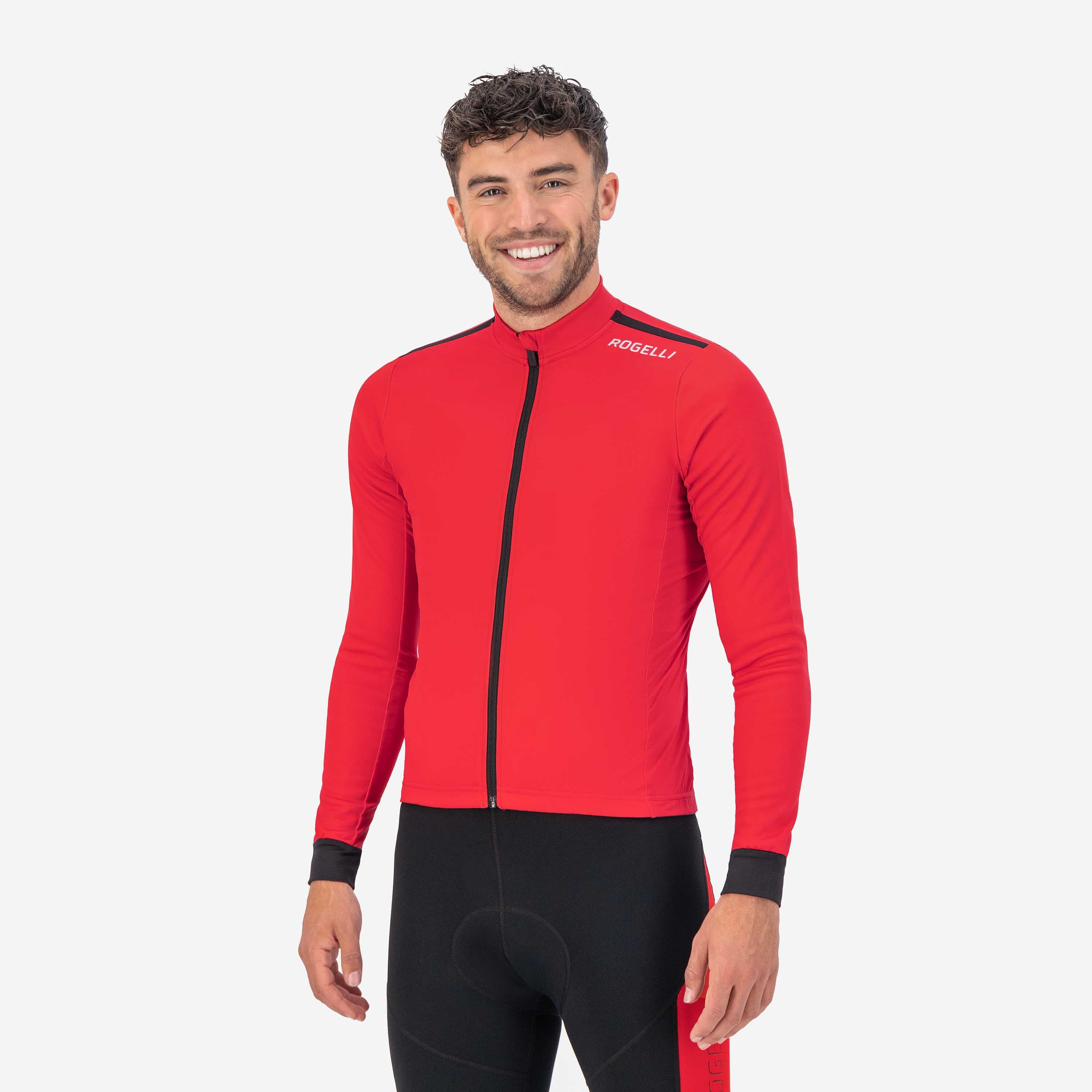 Core Fietsshirt Lange Mouw Heren - Rood