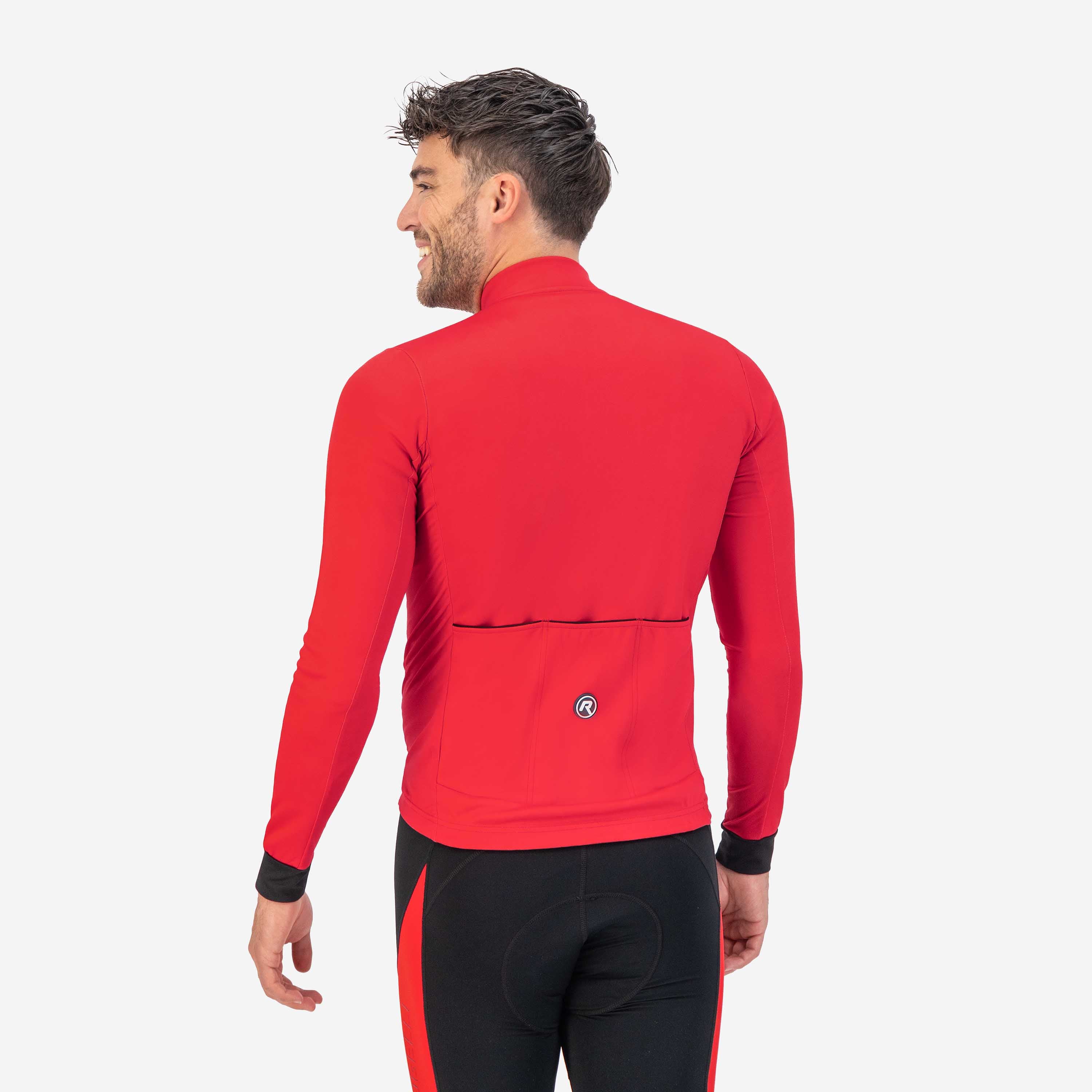 Core Fietsshirt Lange Mouw Heren - Rood